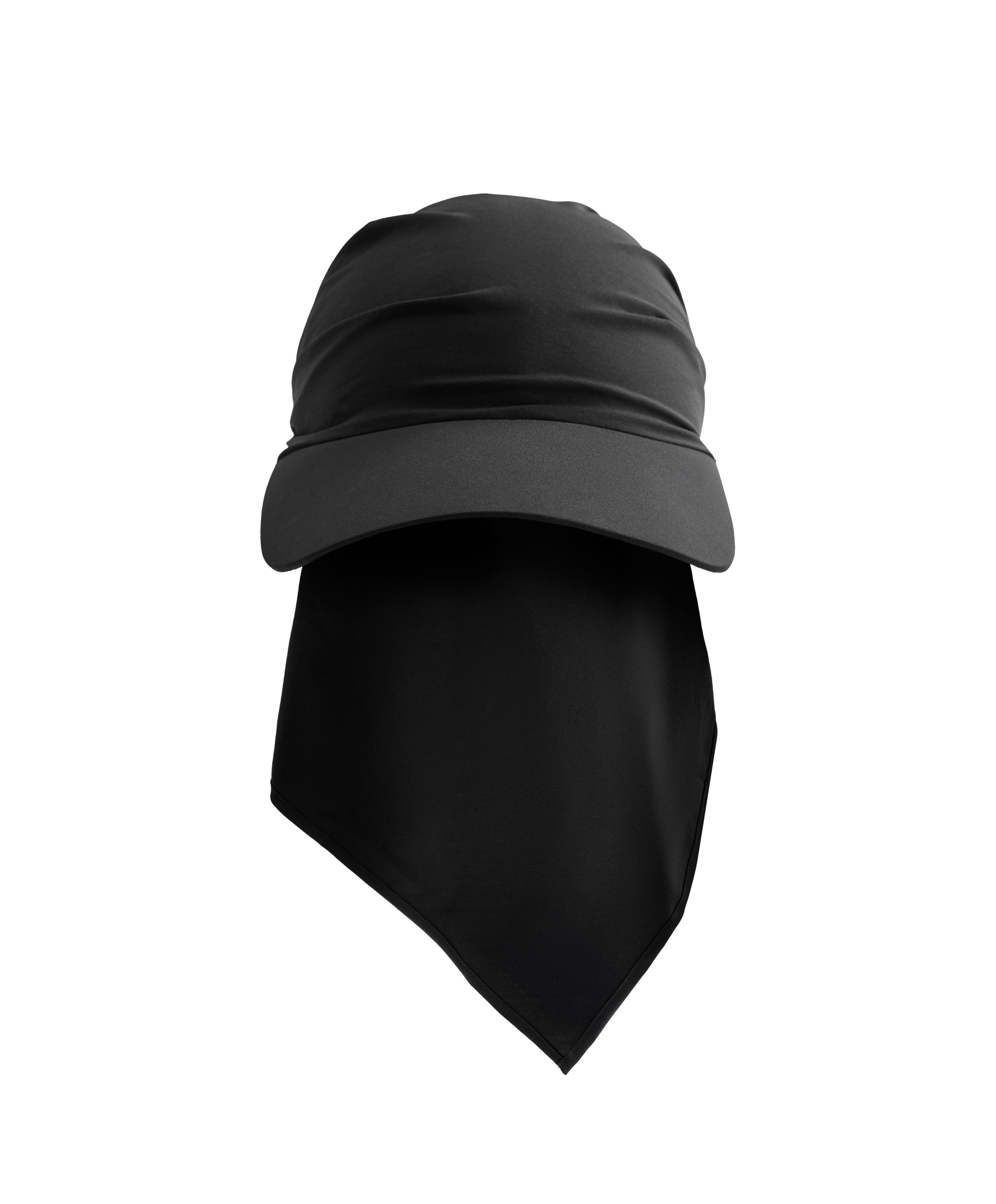 Lightweight knotted visor — BLACK