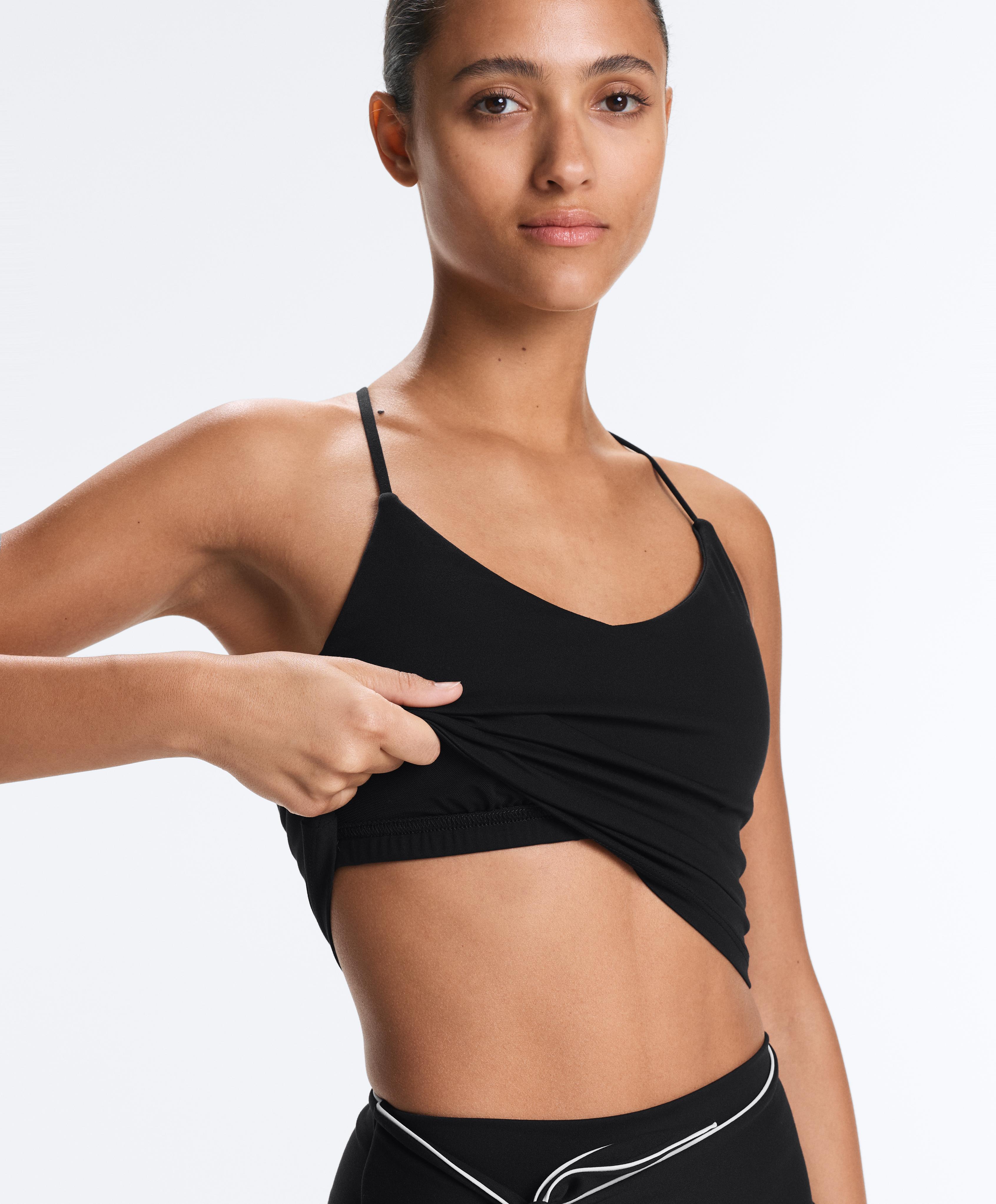 Comfortlux tank top with adjustable straps — BLACK