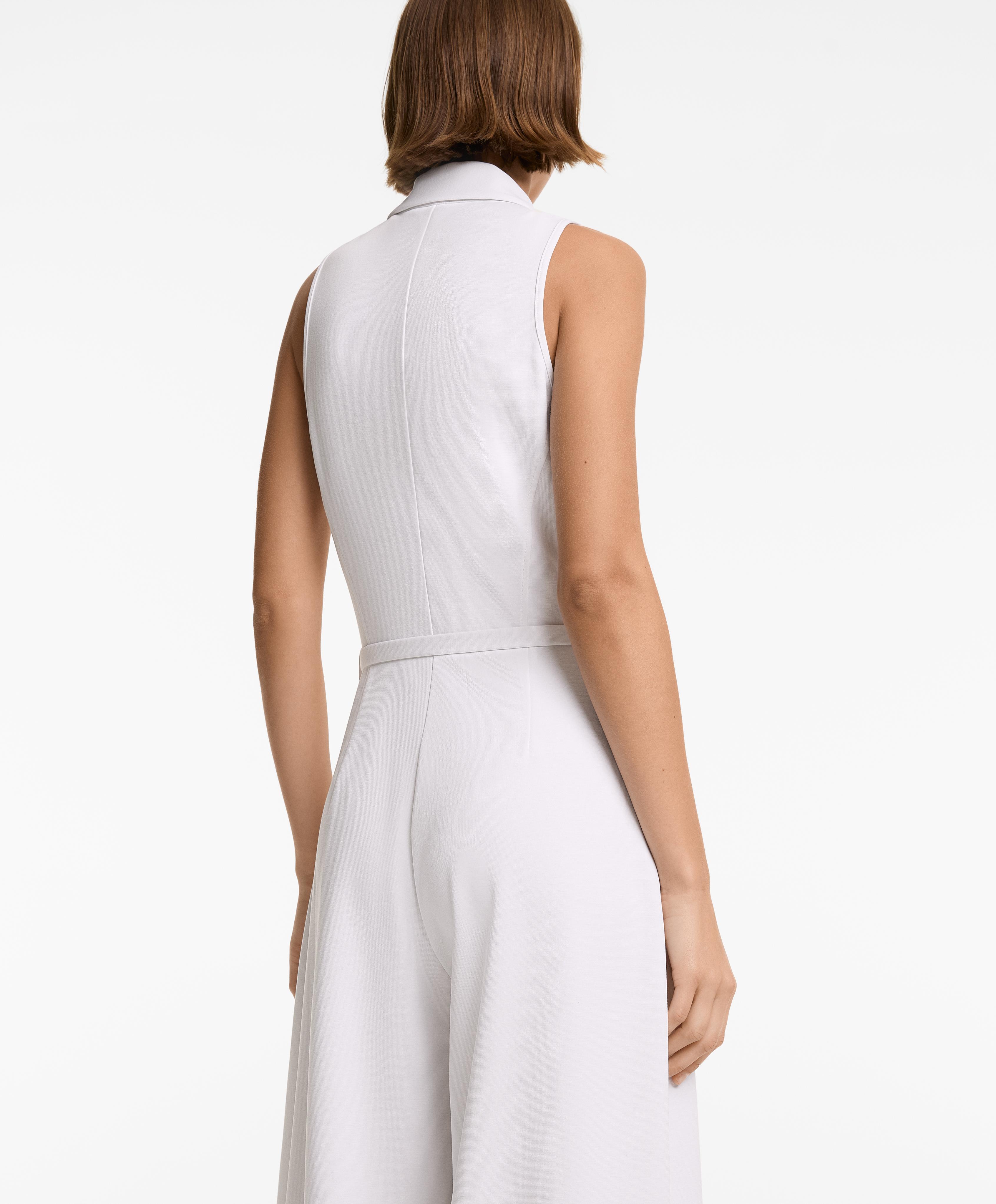 Dlouhý piqué overal s polo límečkem s modalem - Slevy Dlouhý piqué overal s polo límečkem s modalem - Slevy