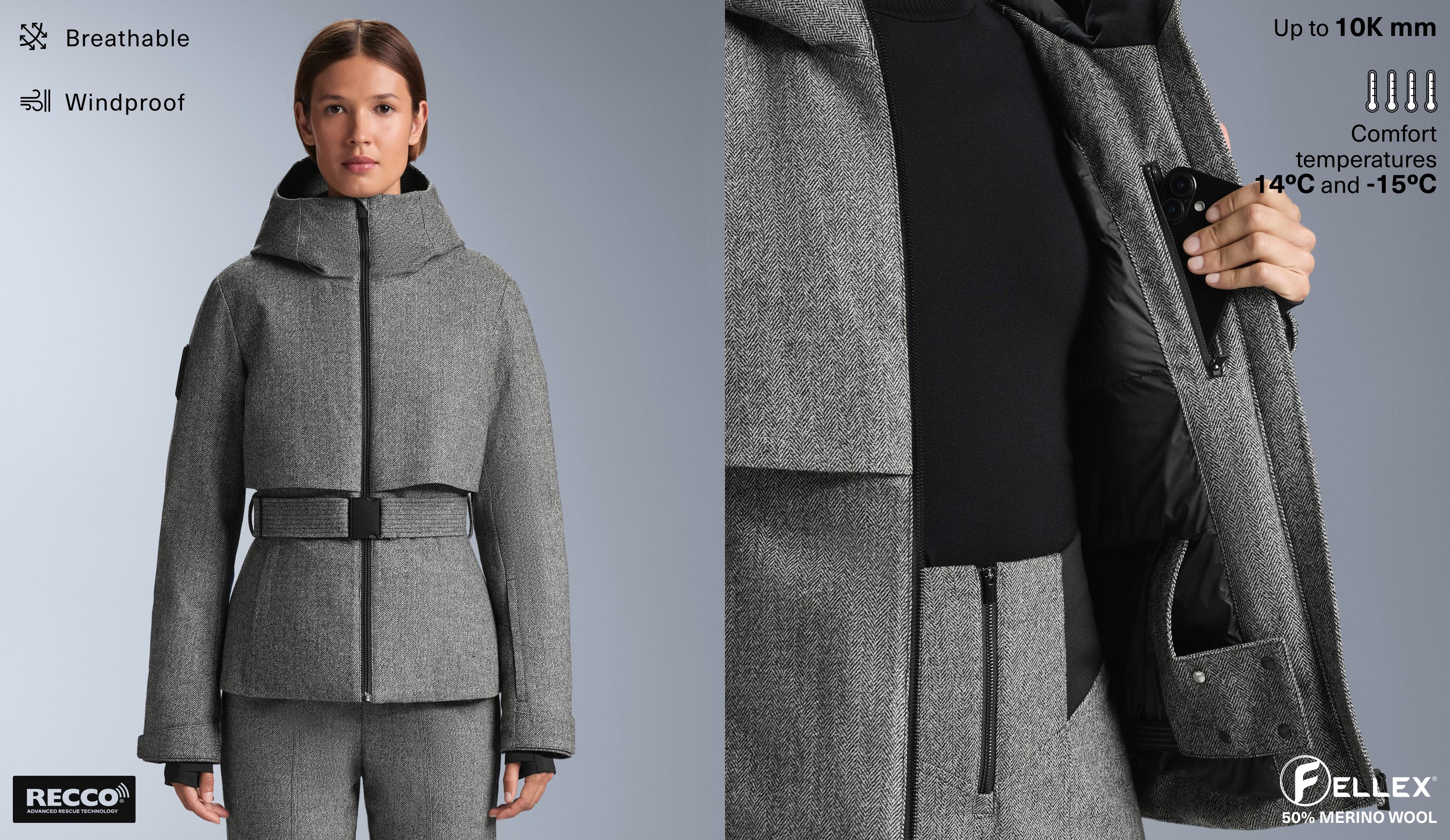 FELLEX® Wool Blend SKI water-resistant jacket - Sale FELLEX® Wool Blend SKI water-resistant jacket - Sale