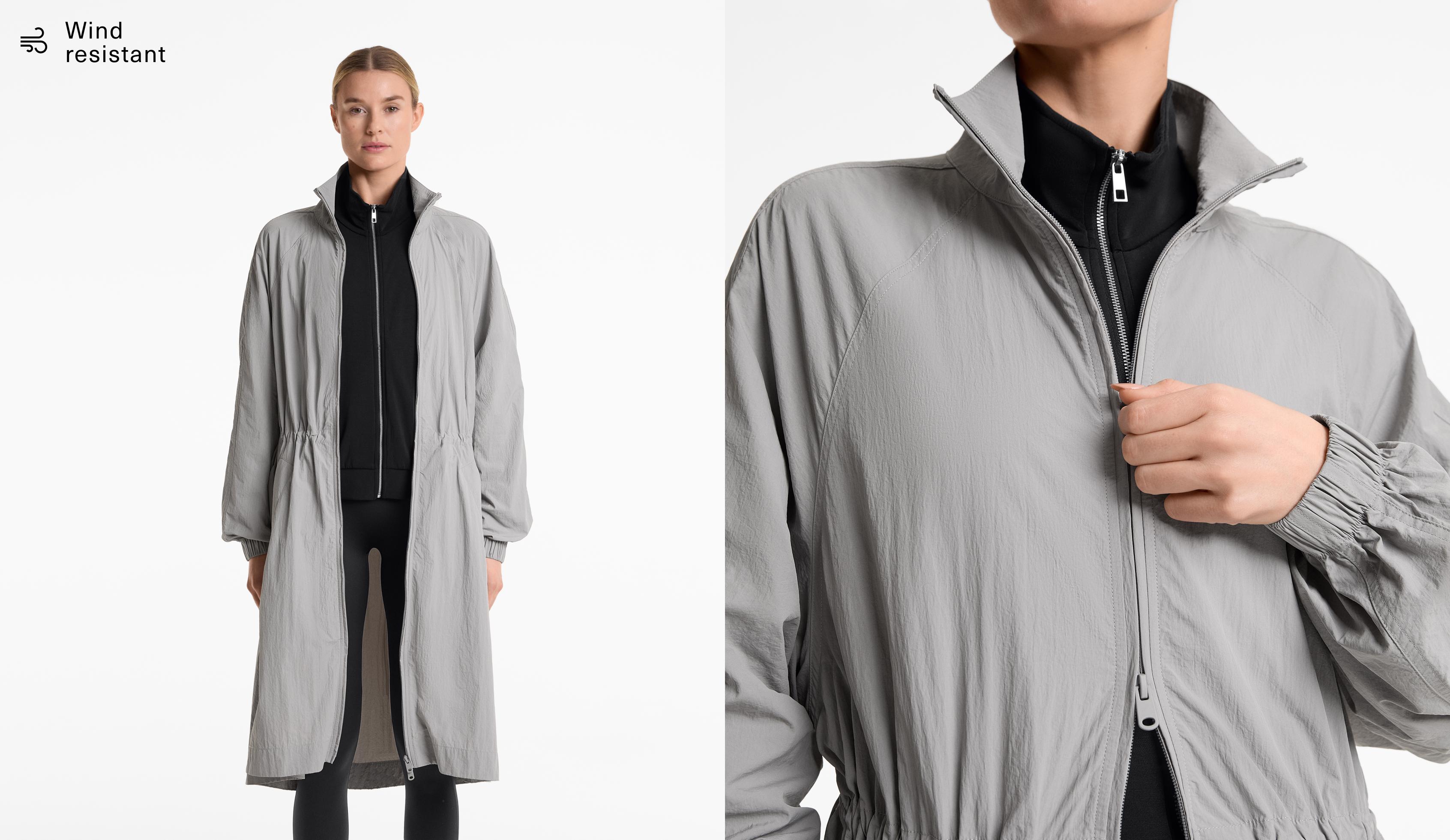 Lightweight wind-resistant jacket