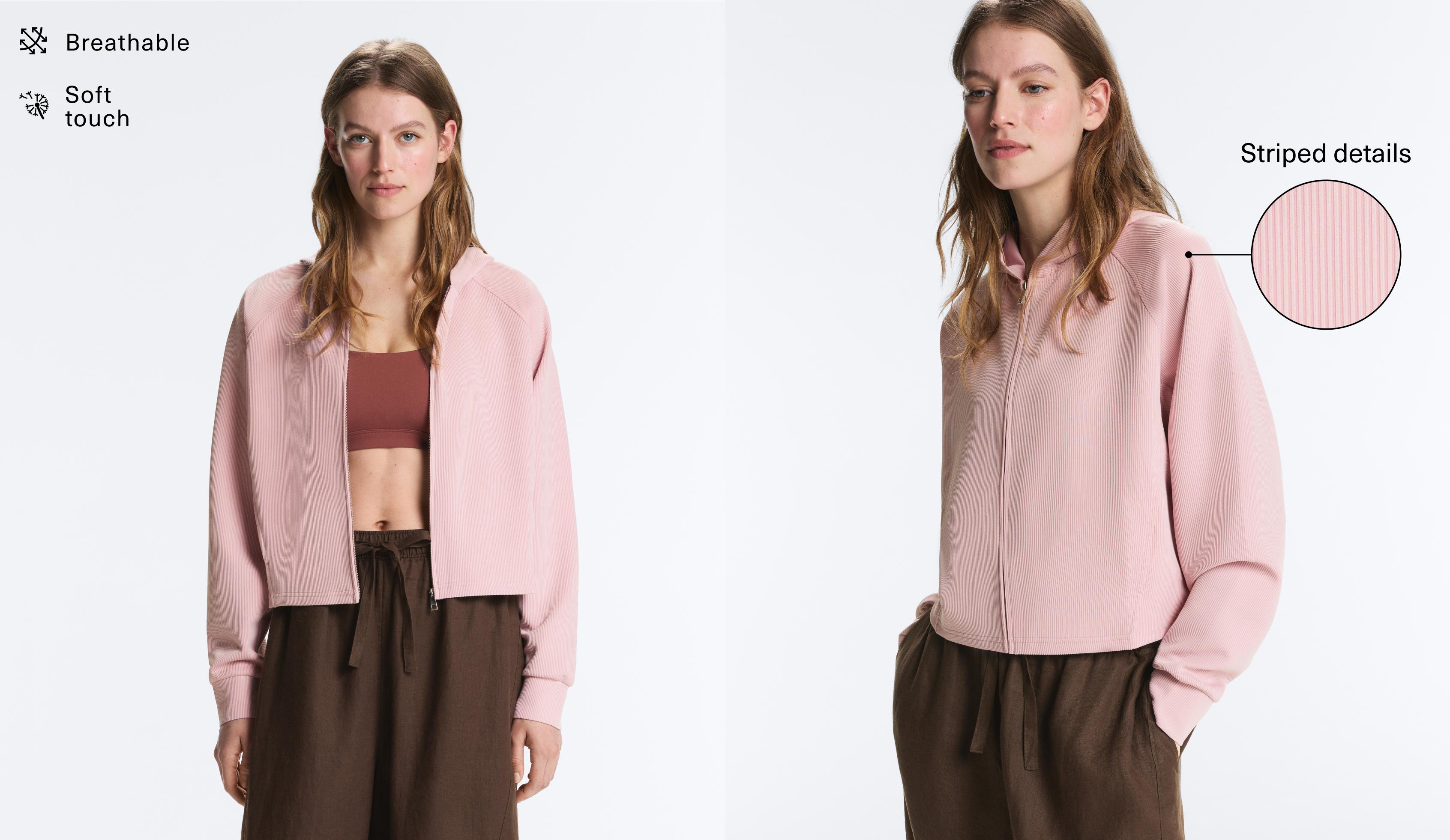 Soft-touch hooded jacket Soft-touch hooded jacket