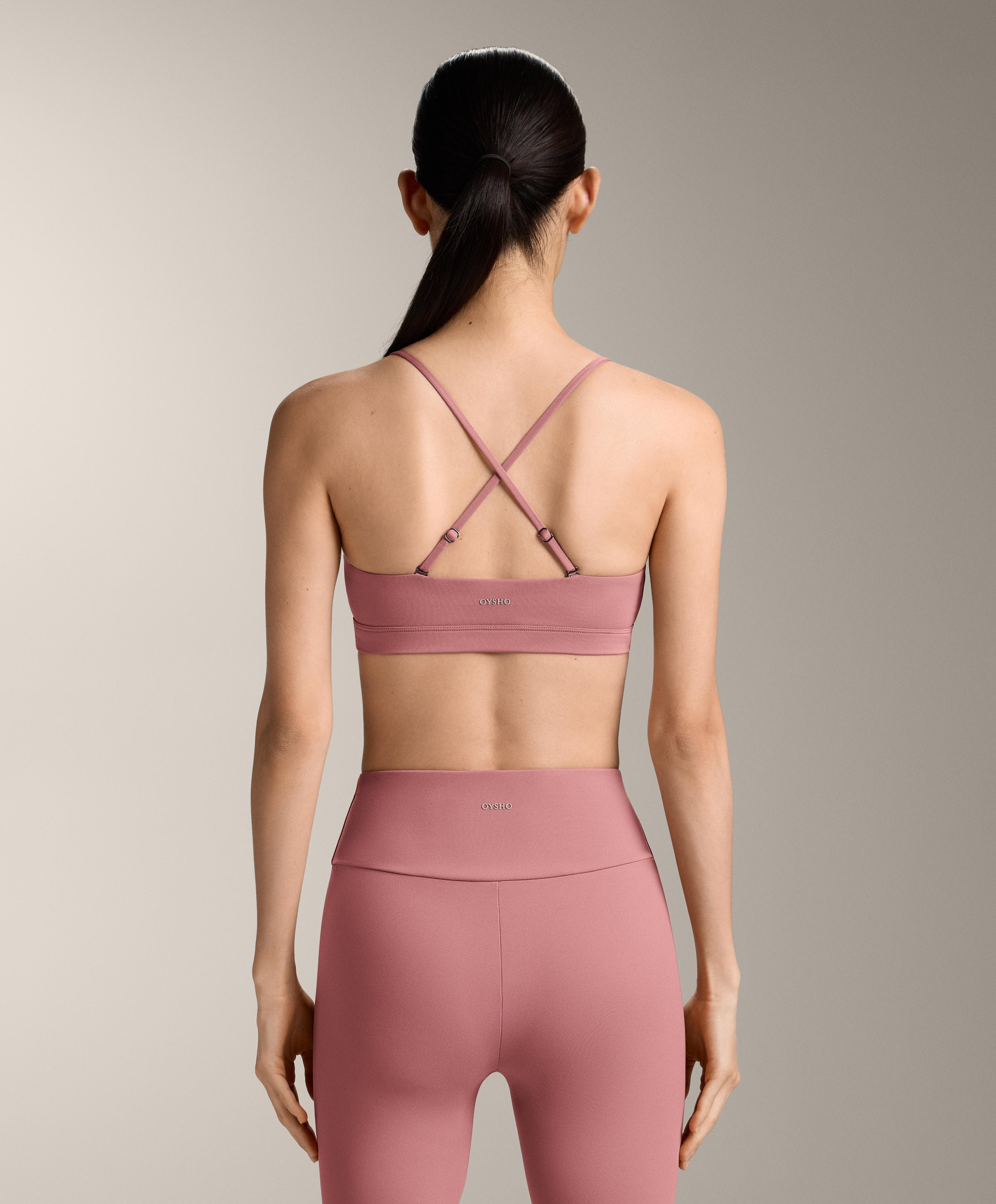 Light-support Comfortlux crossover-strap sports bra