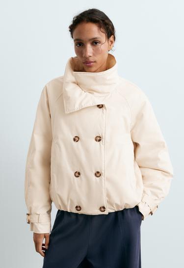 FELLEX® AEROGEL balloon padded short jacket — ECRU 3