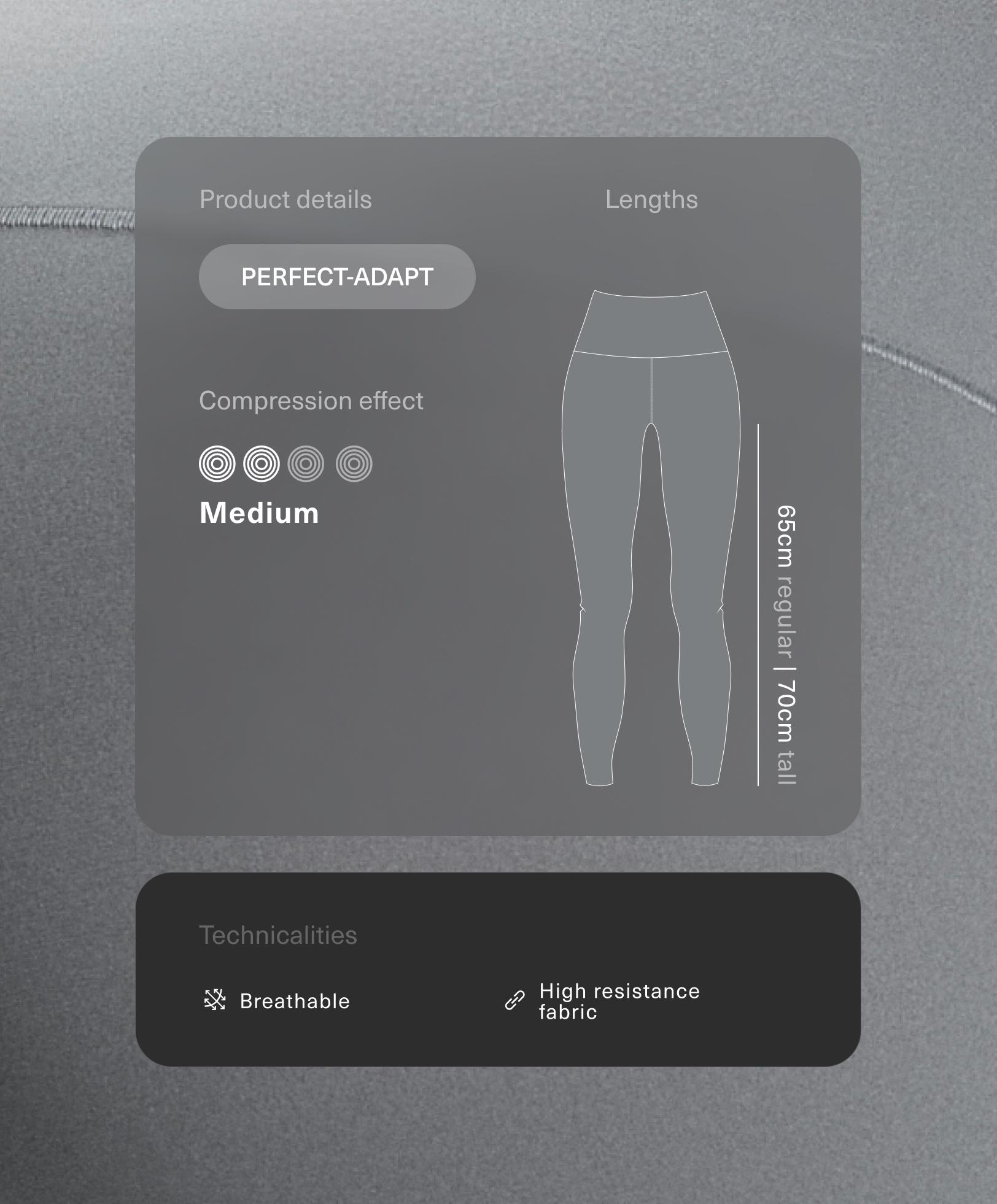 Κολάν με μήκος μέχρι τον αστράγαλο high rise Perfect-adapt