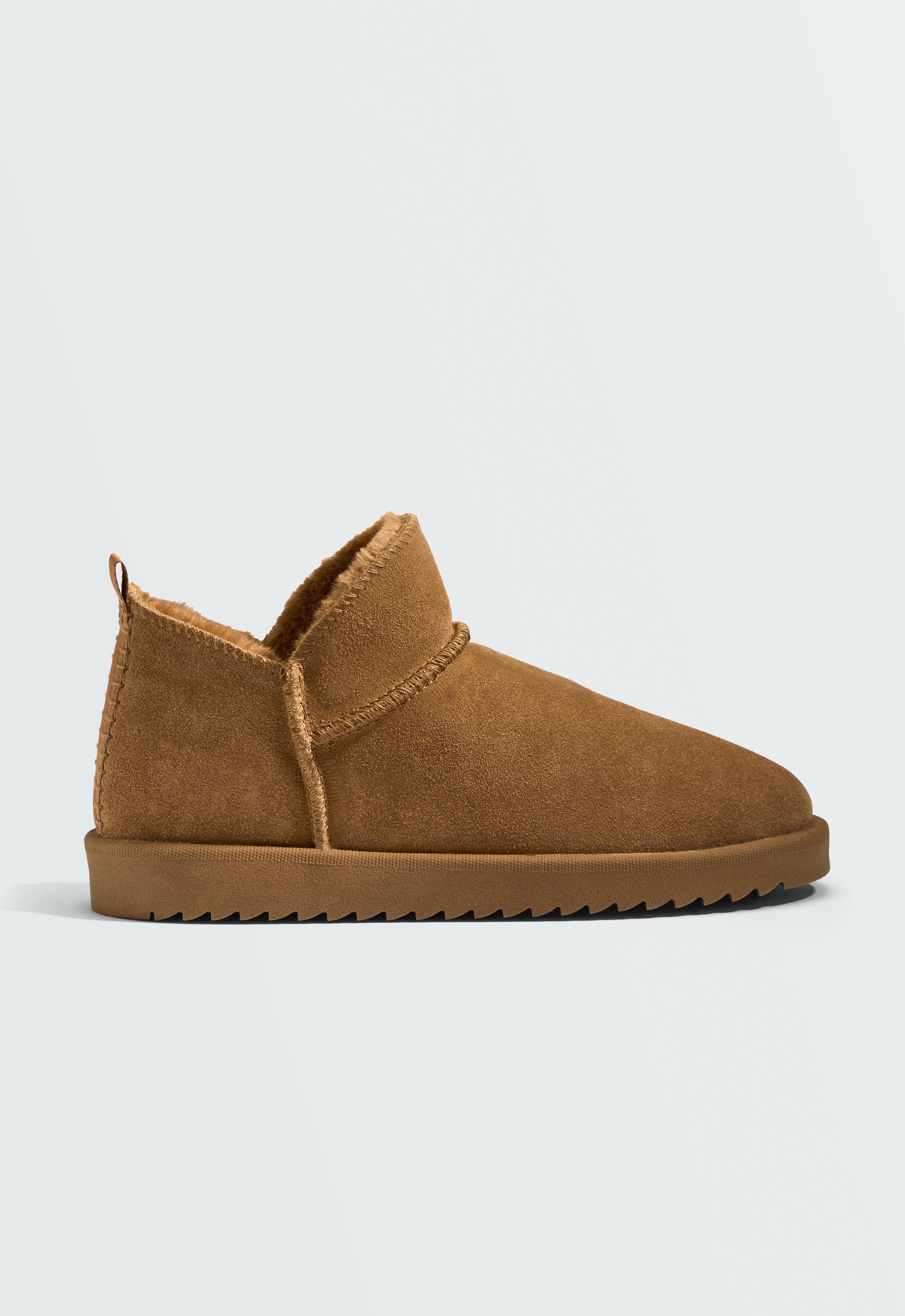 Leather ankle boots