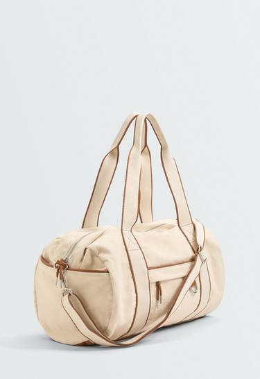 Canvas bowling bag — ECRU 2