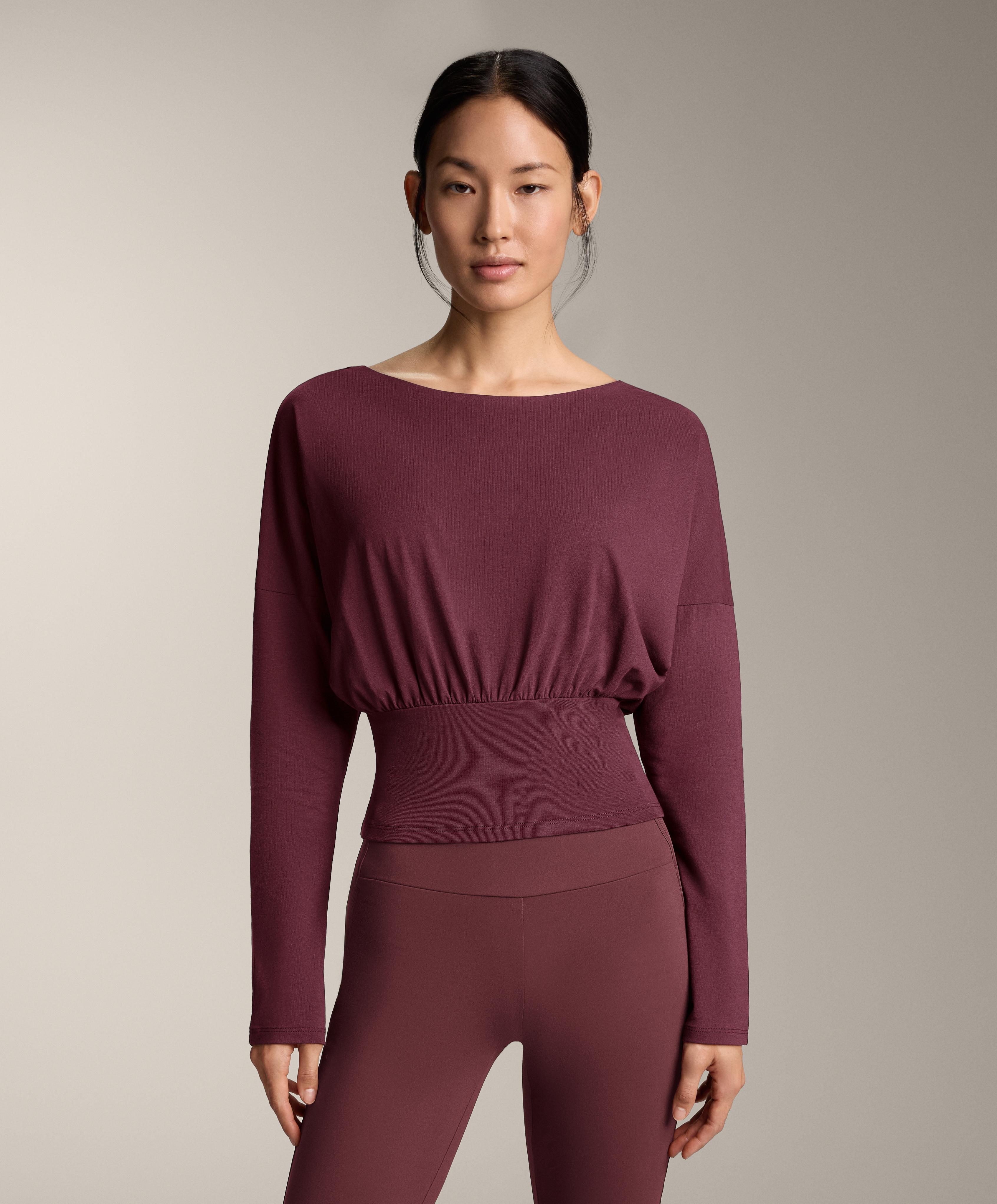 Fitted waist cotton blend T-shirt Fitted waist cotton blend T-shirt