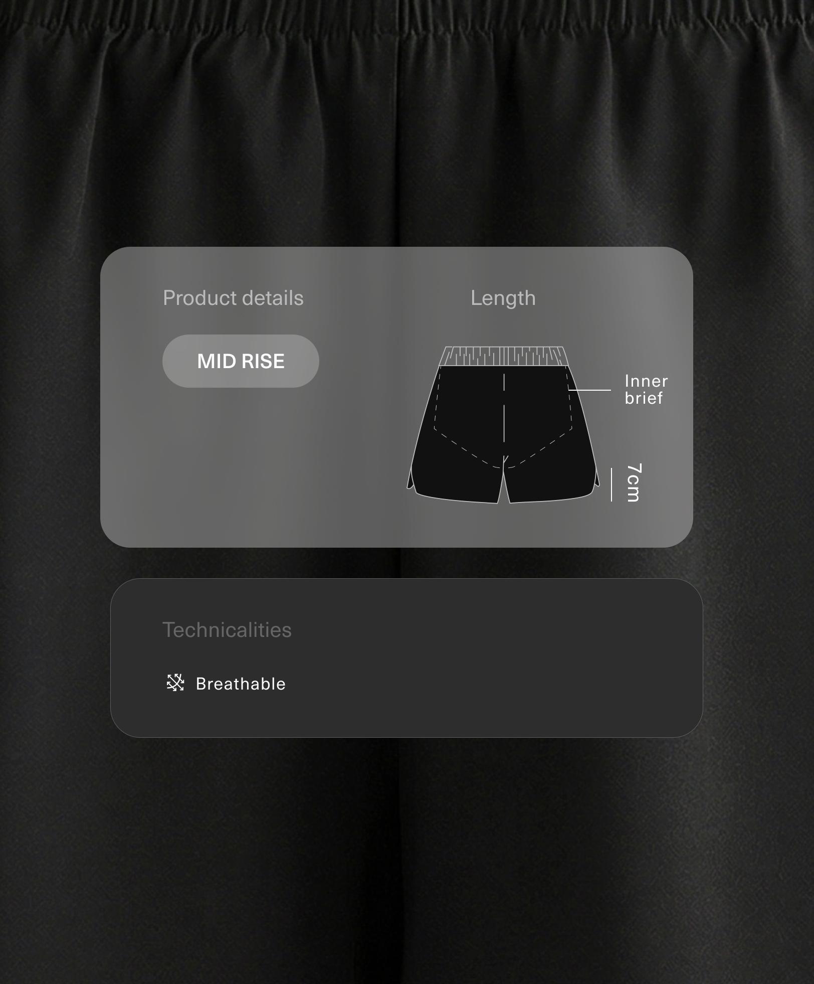 Šorts od tehničke tkanine