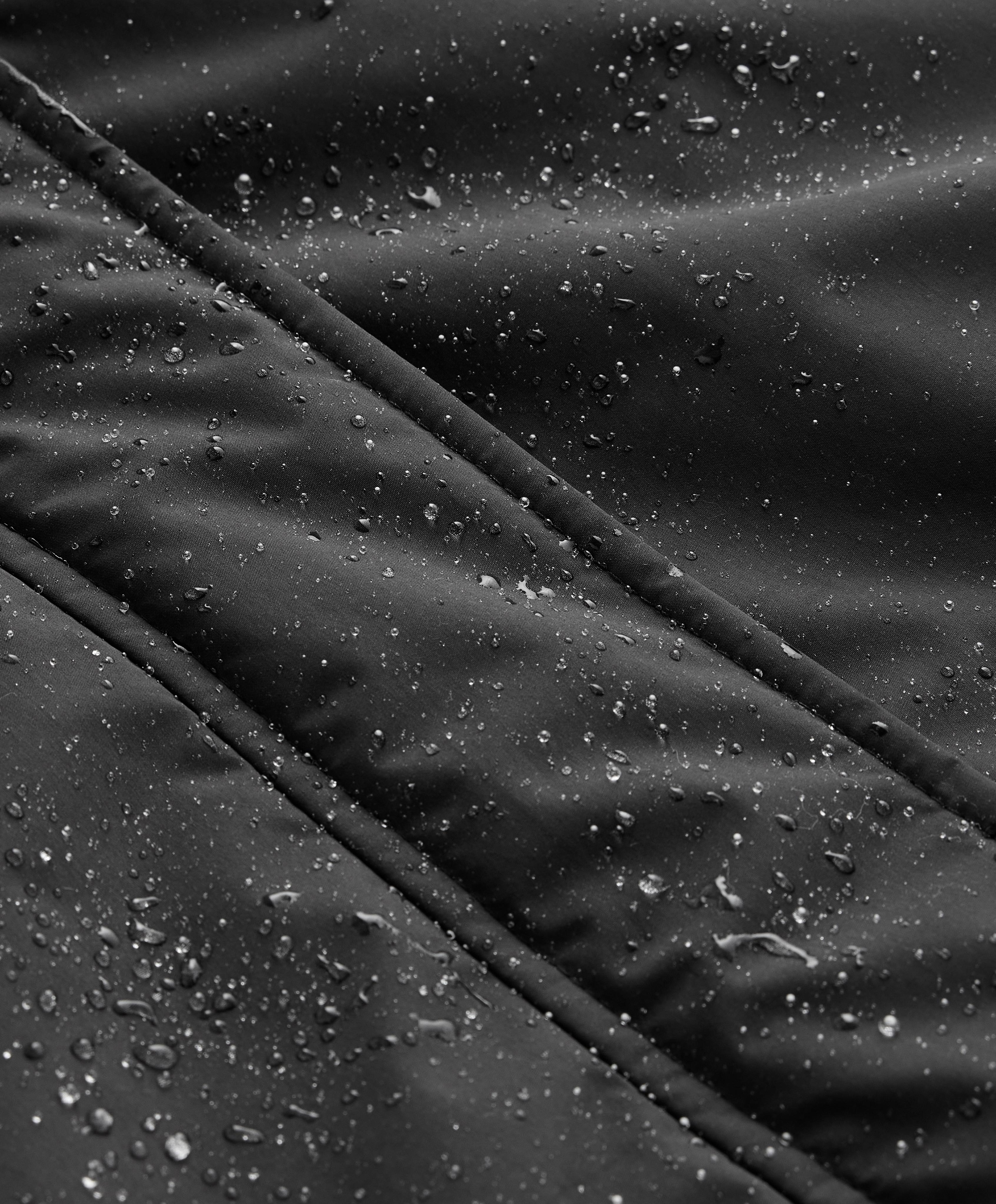 FELLEX® AEROGEL 10K waterproof long padded jacket — BLACK