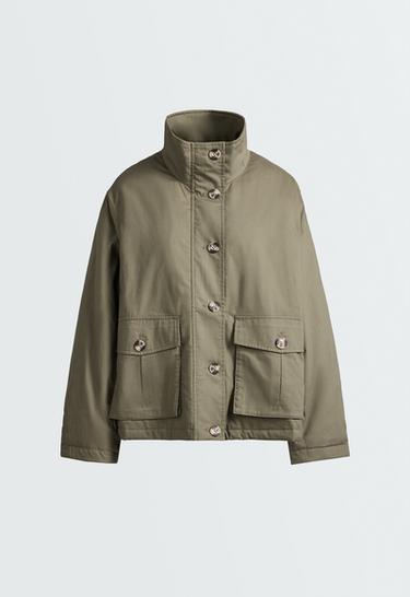 FELLEX® AEROGEL padded canvas jacket — DARK KHAKI 6