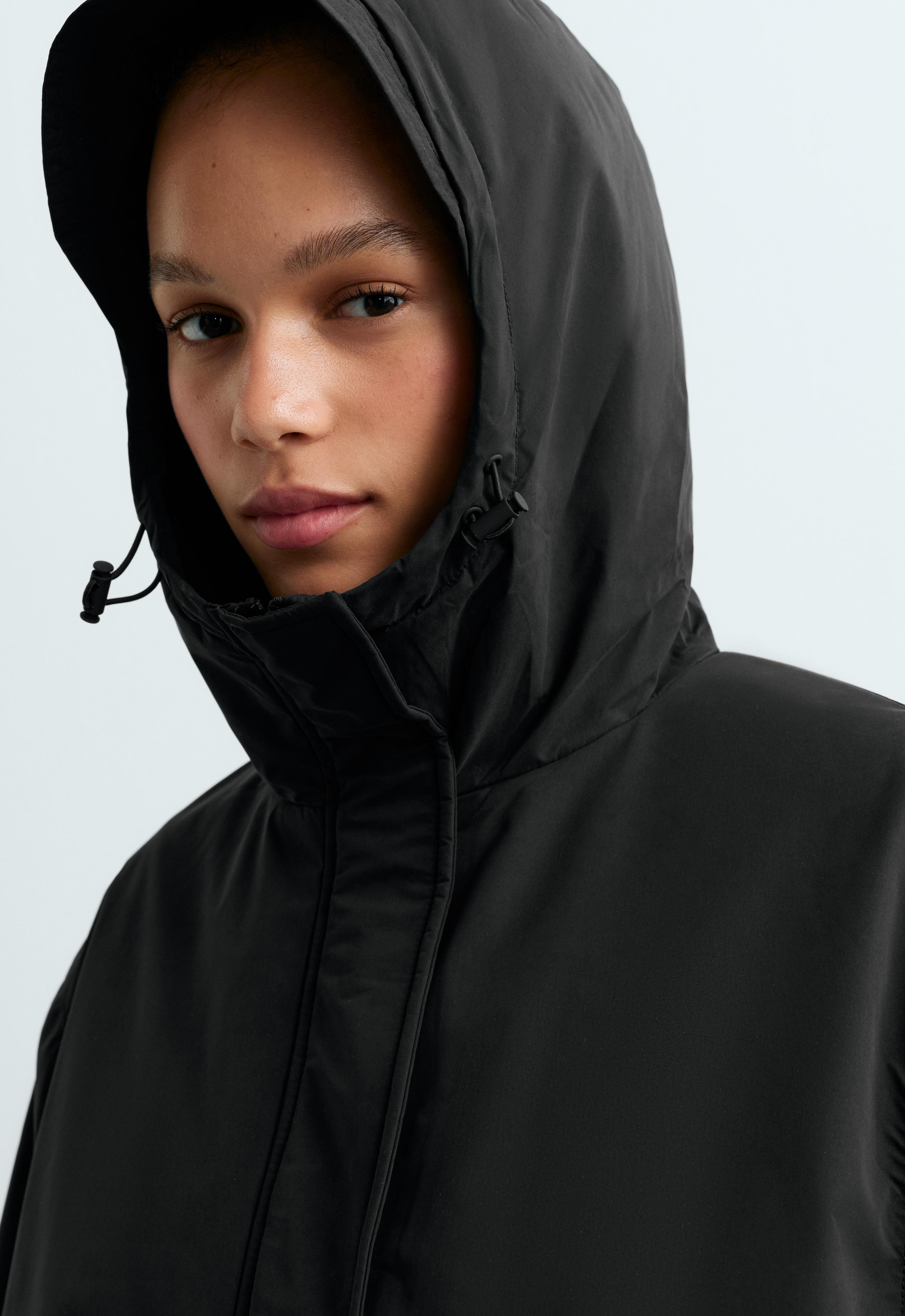FELLEX® AEROGEL 10K waterproof long padded jacket — BLACK