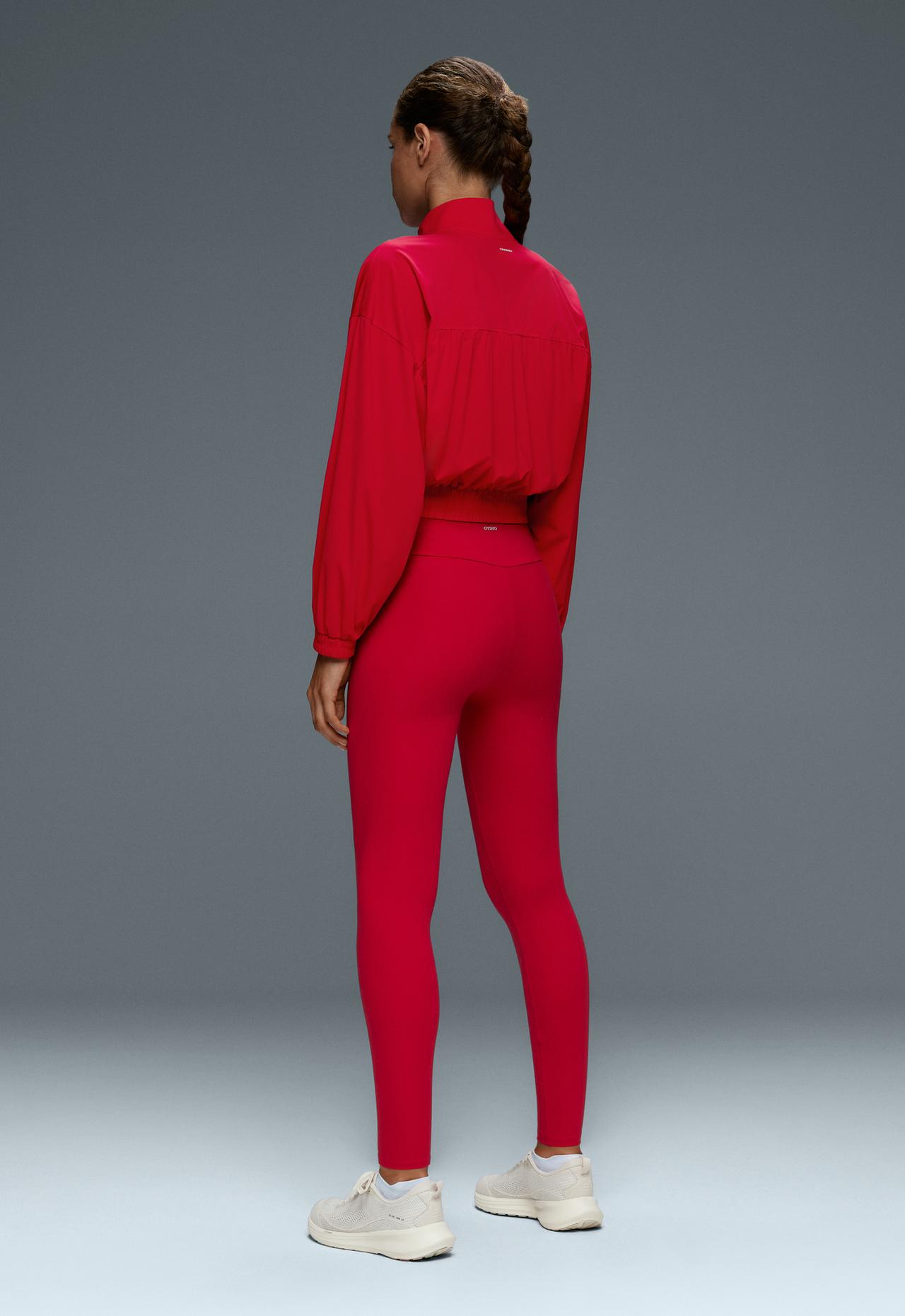 Light Touch boxy technical jacket — BRIGHT RED