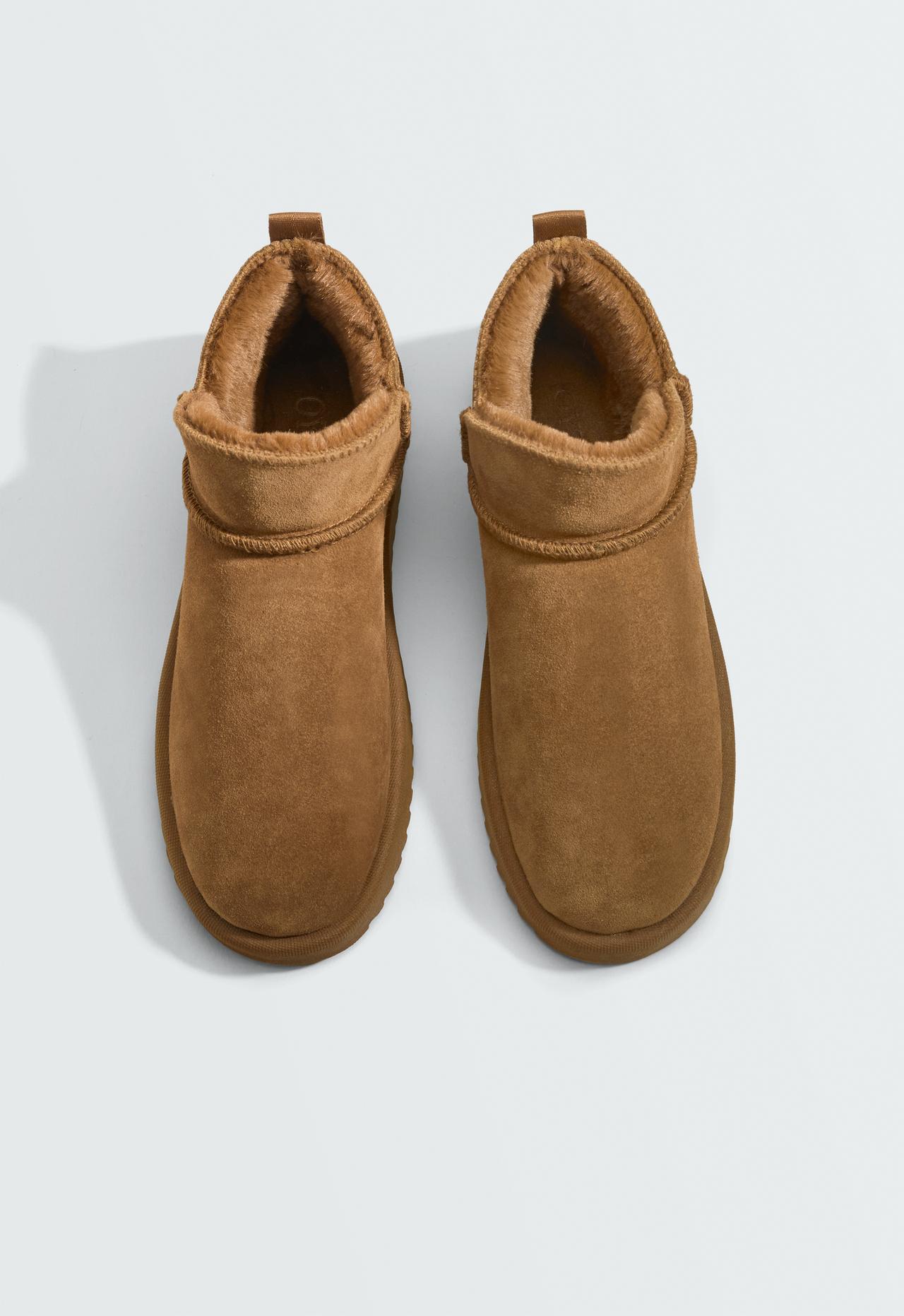Leather ankle boots — COGNAC
