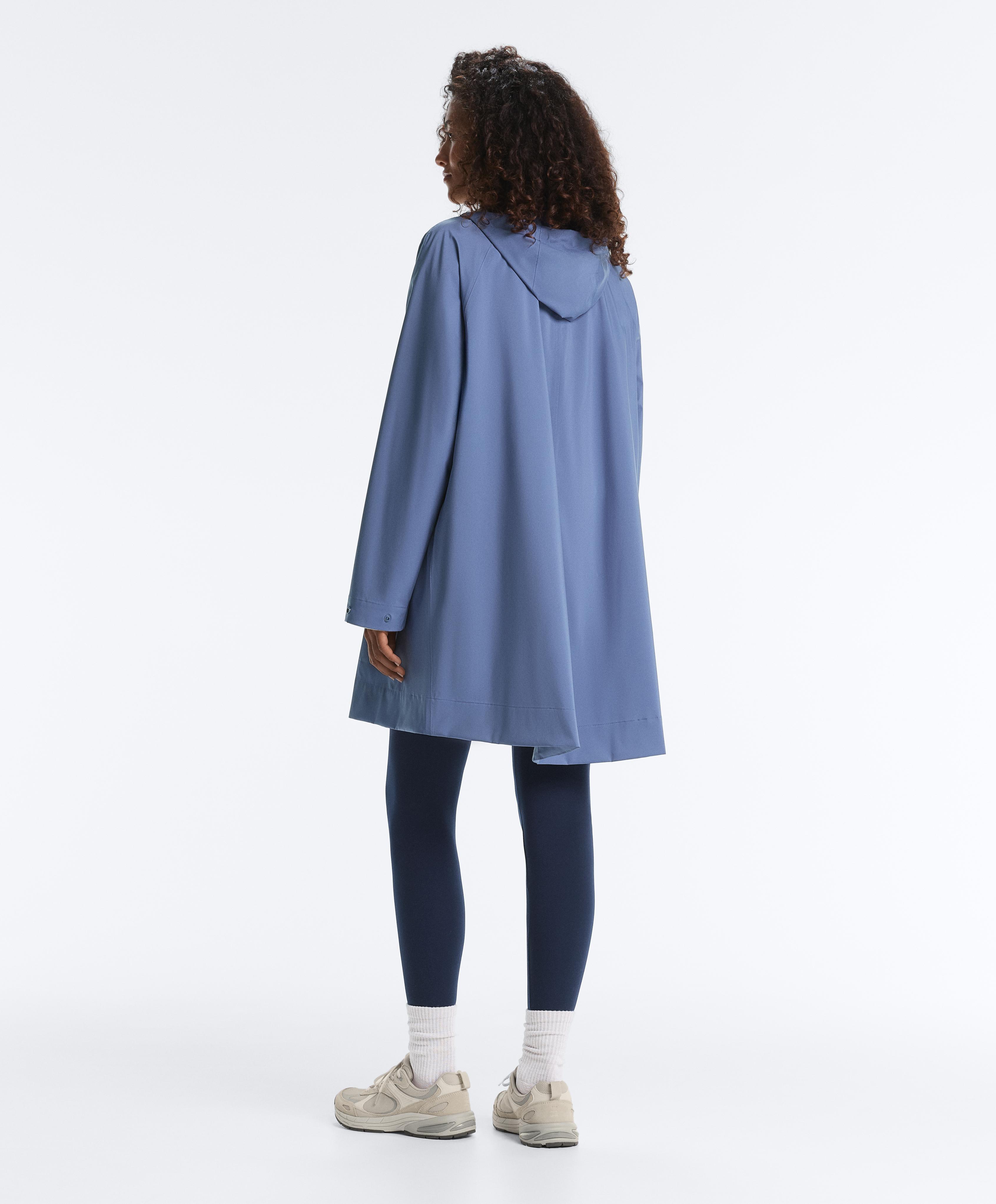 Packable super extra lightweight 10k waterproof jacket — BRIGHT GREY-BLUE