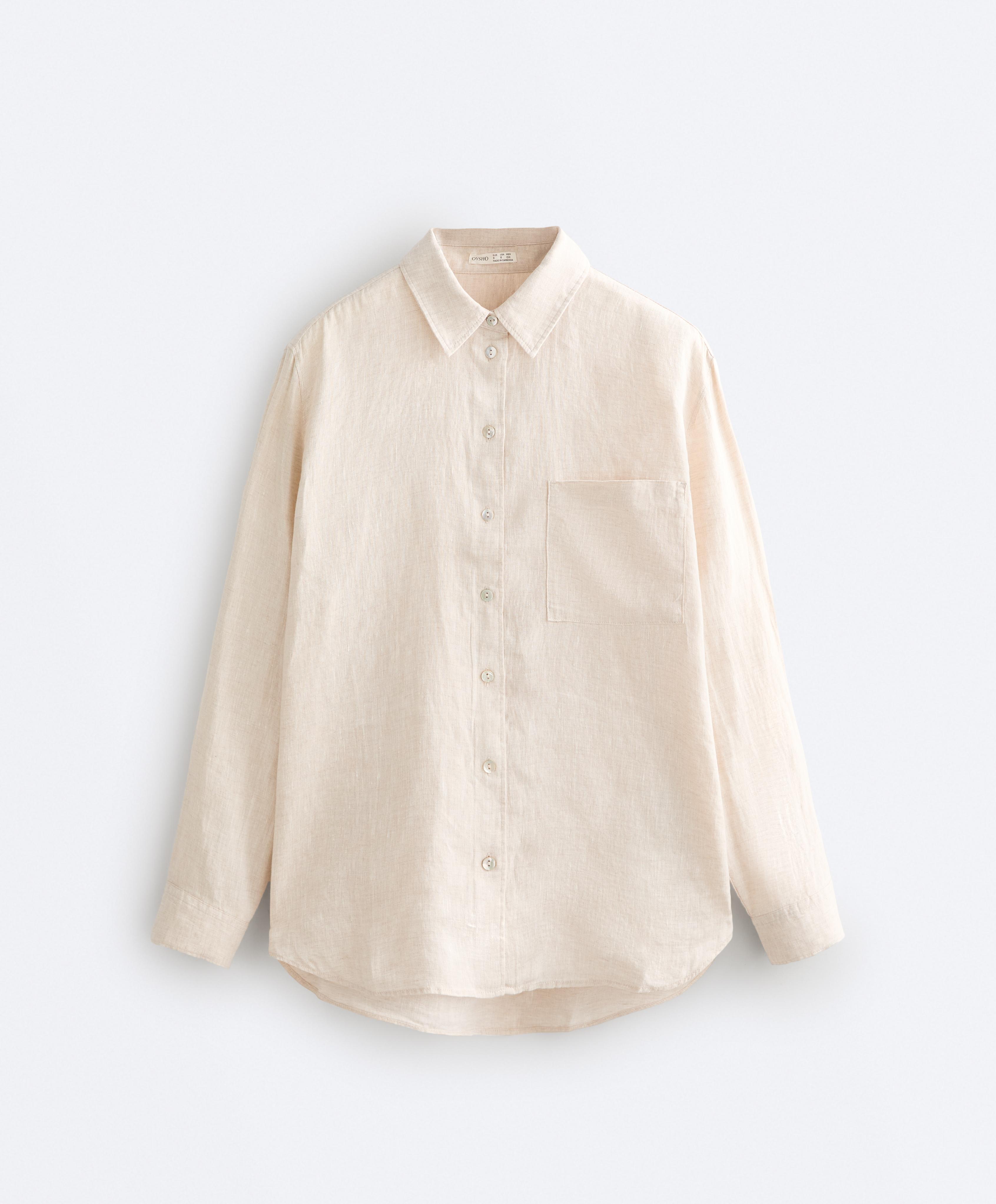 Chemise relaxed 100 % lin Chemise relaxed 100 % lin