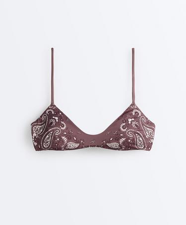 Bandana bikini top — DARK BROWN 7