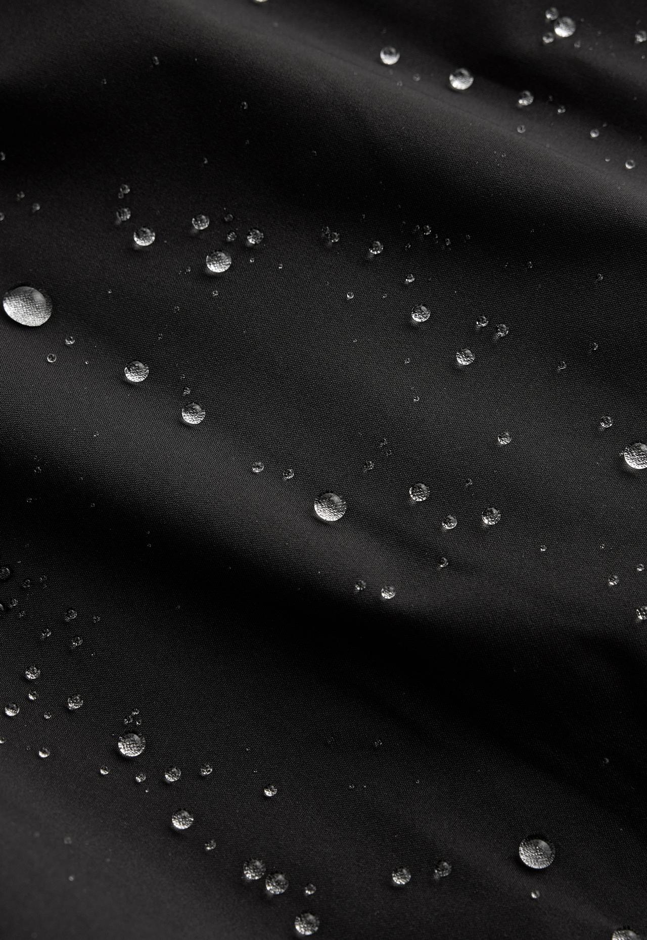 Super extra lightweight 10k packable waterproof jacket — BLACK