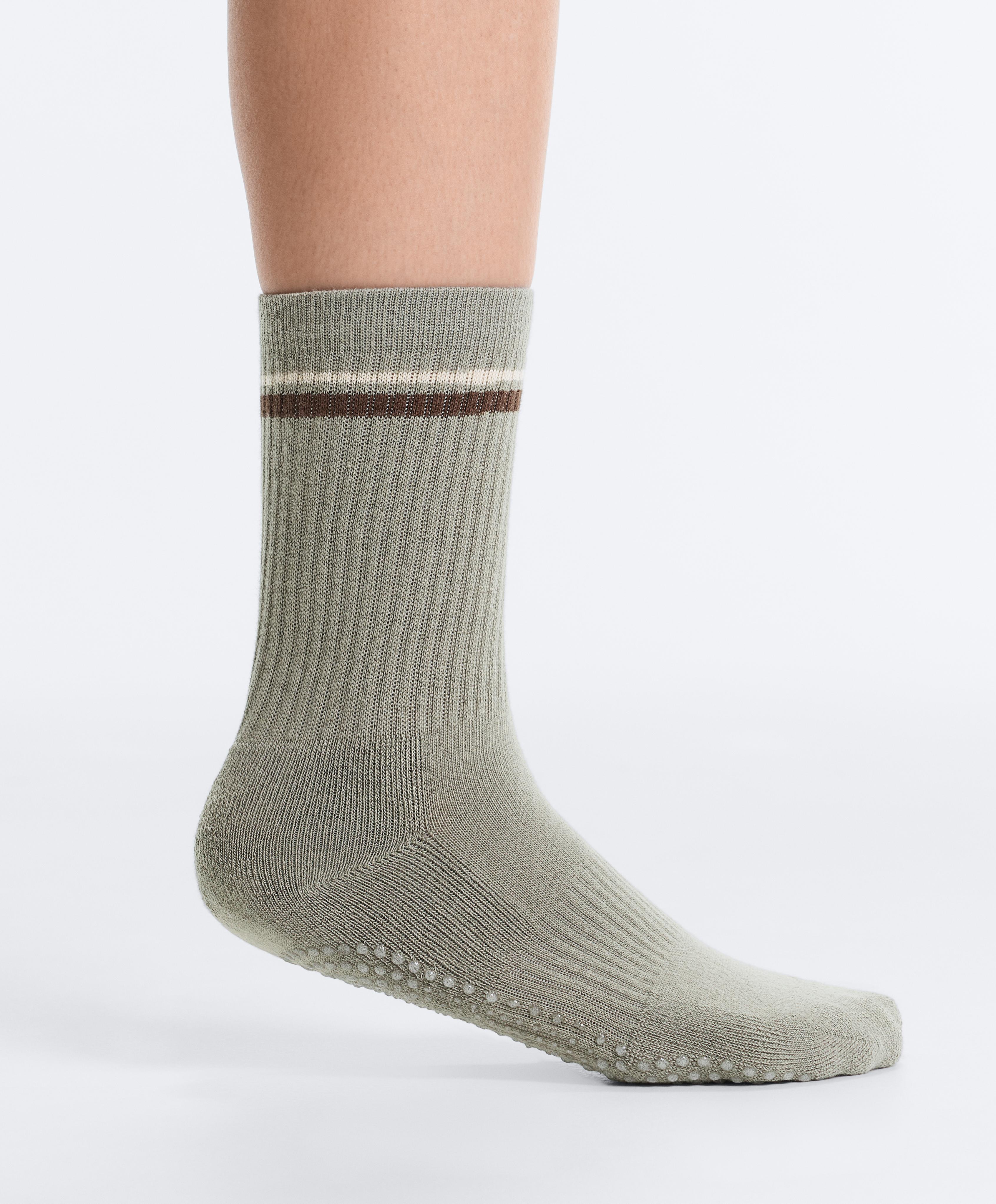 2 pairs of Classic cotton blend yoga and Pilates socks