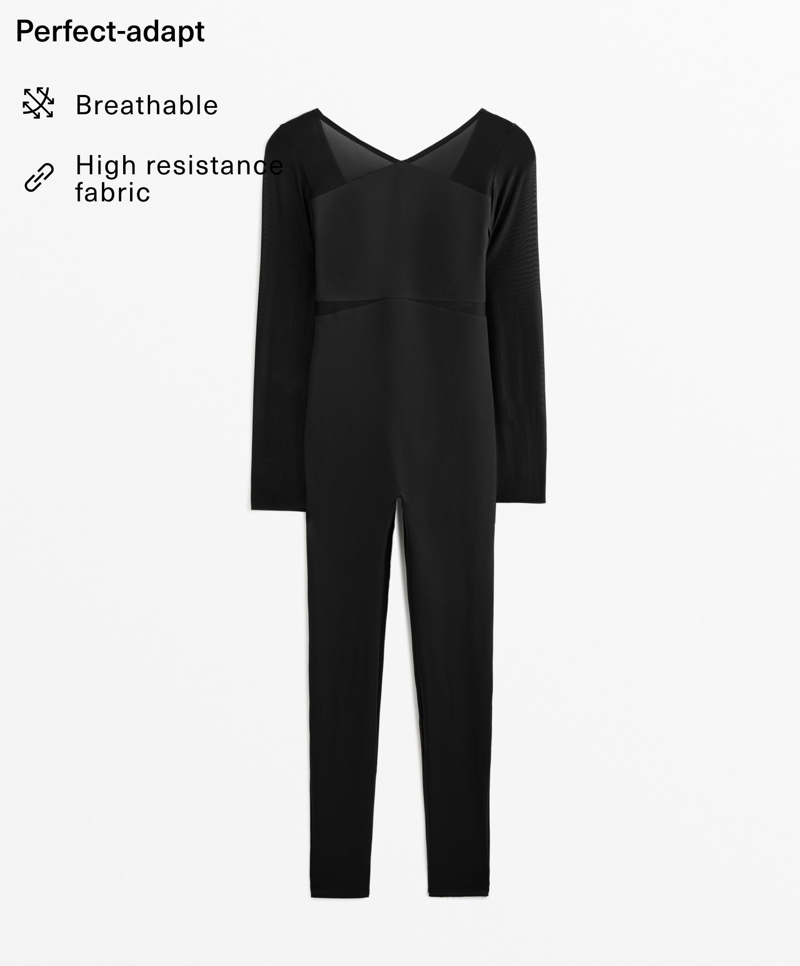 Mesh Perfect-Adapt long jumpsuit - Sale