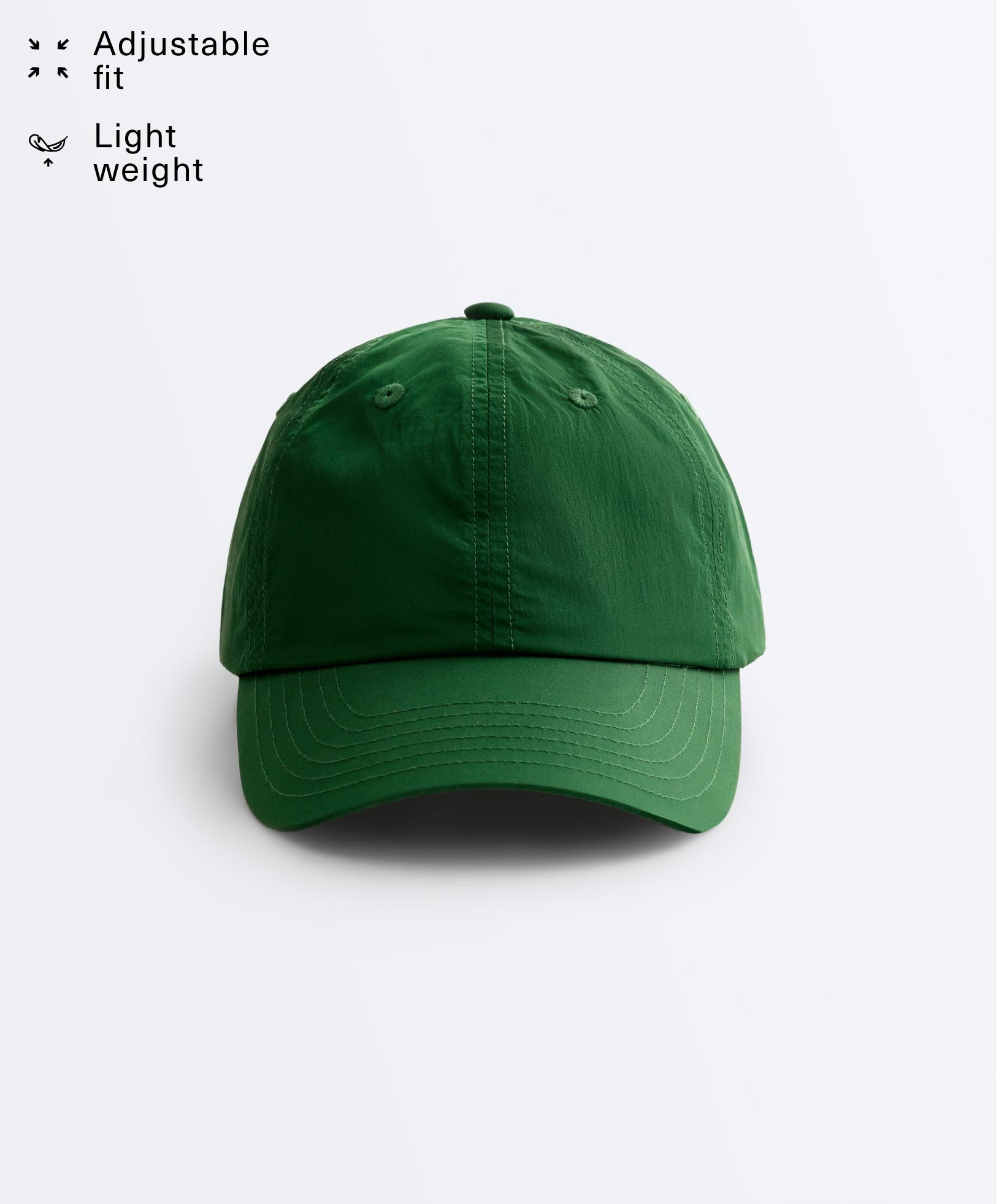 Lightweight sports cap — DARK EMERALD