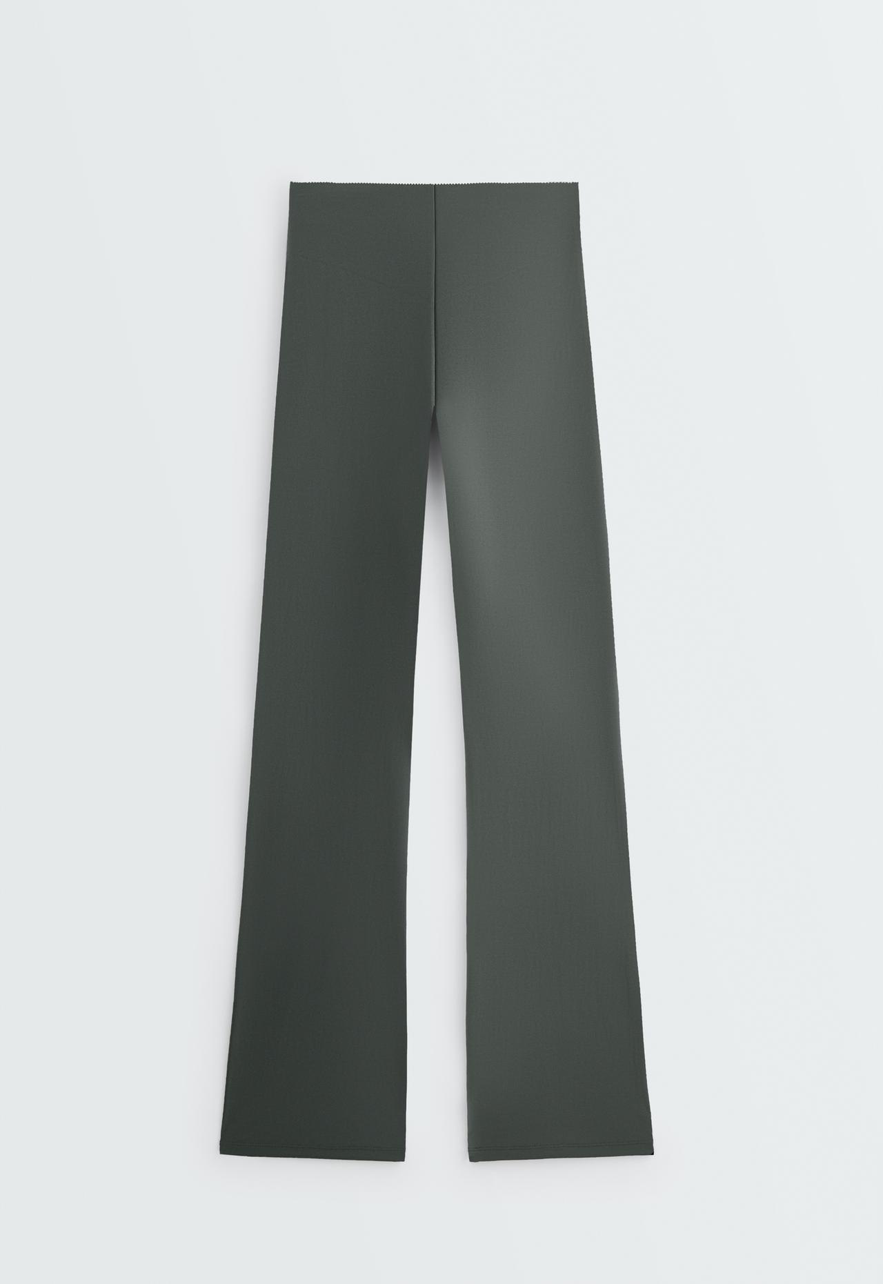 High-rise Compressive Raise Up flare trousers — OCEAN