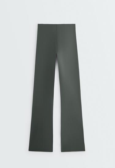 High-rise Compressive Raise Up flare trousers — OCEAN 6