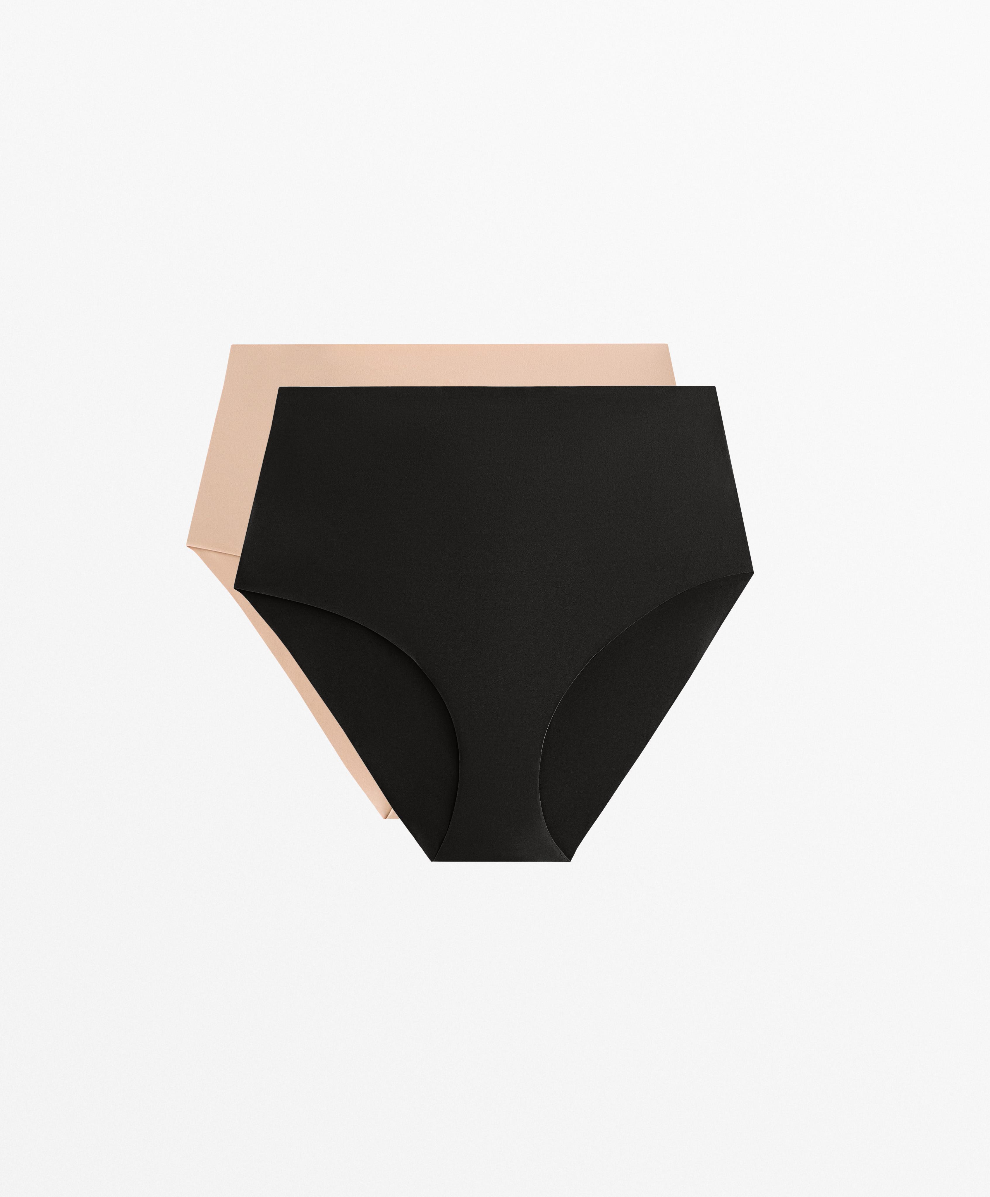 2 invisible medium-support high-rise classic briefs