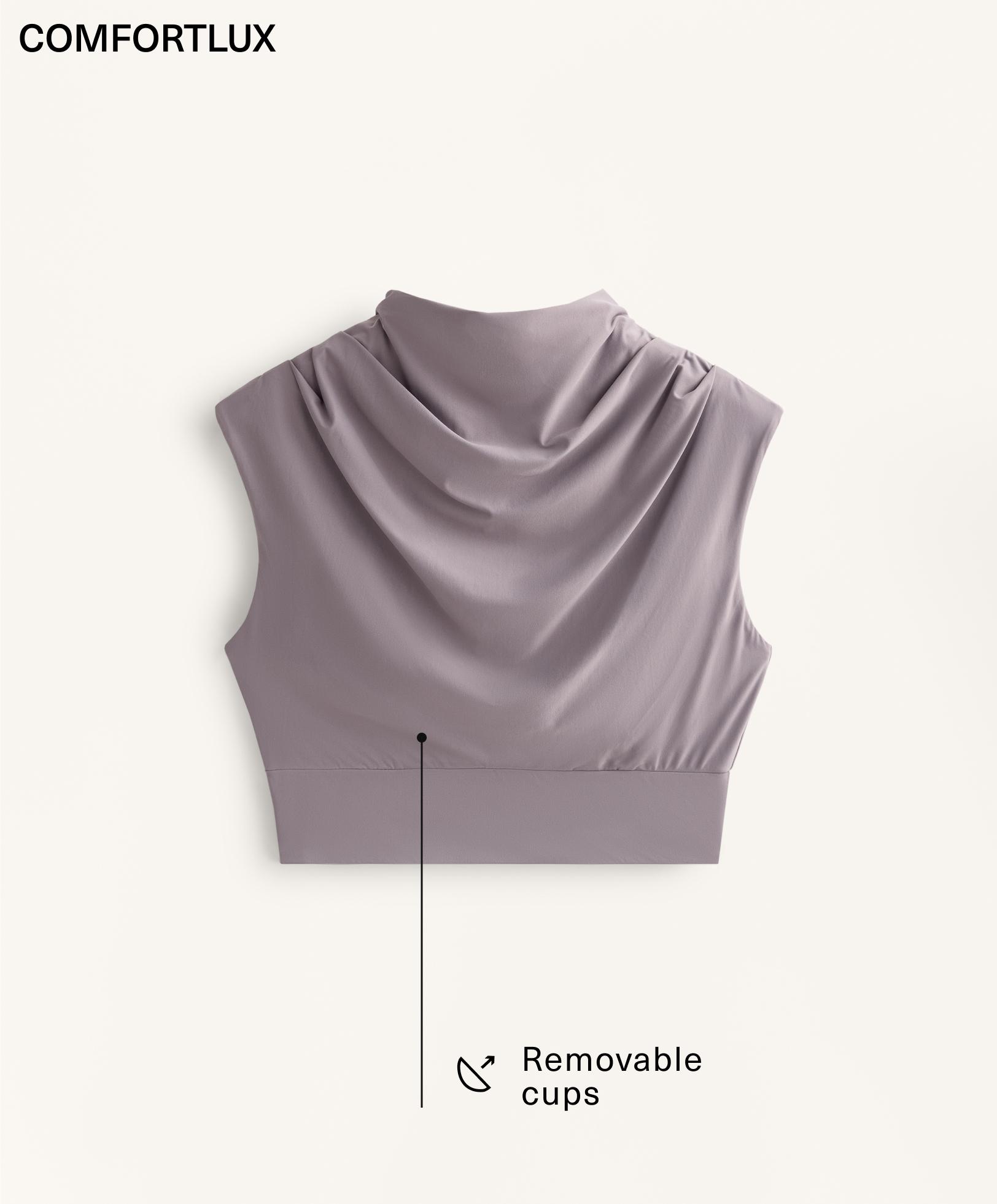 Draped neck Comfortlux tank top Draped neck Comfortlux tank top