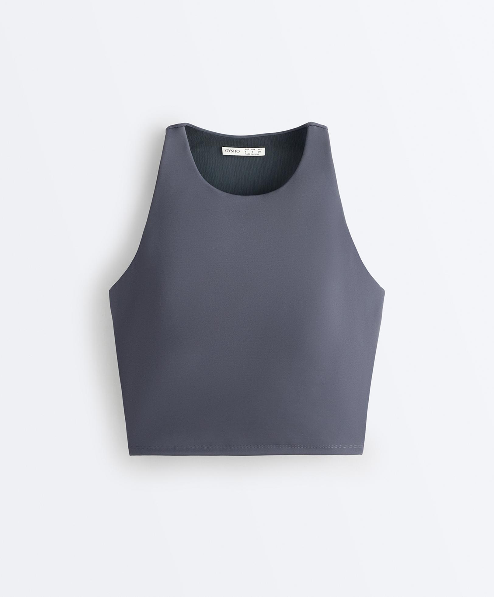 Extra Compressive Halter Tank Top — PETROL