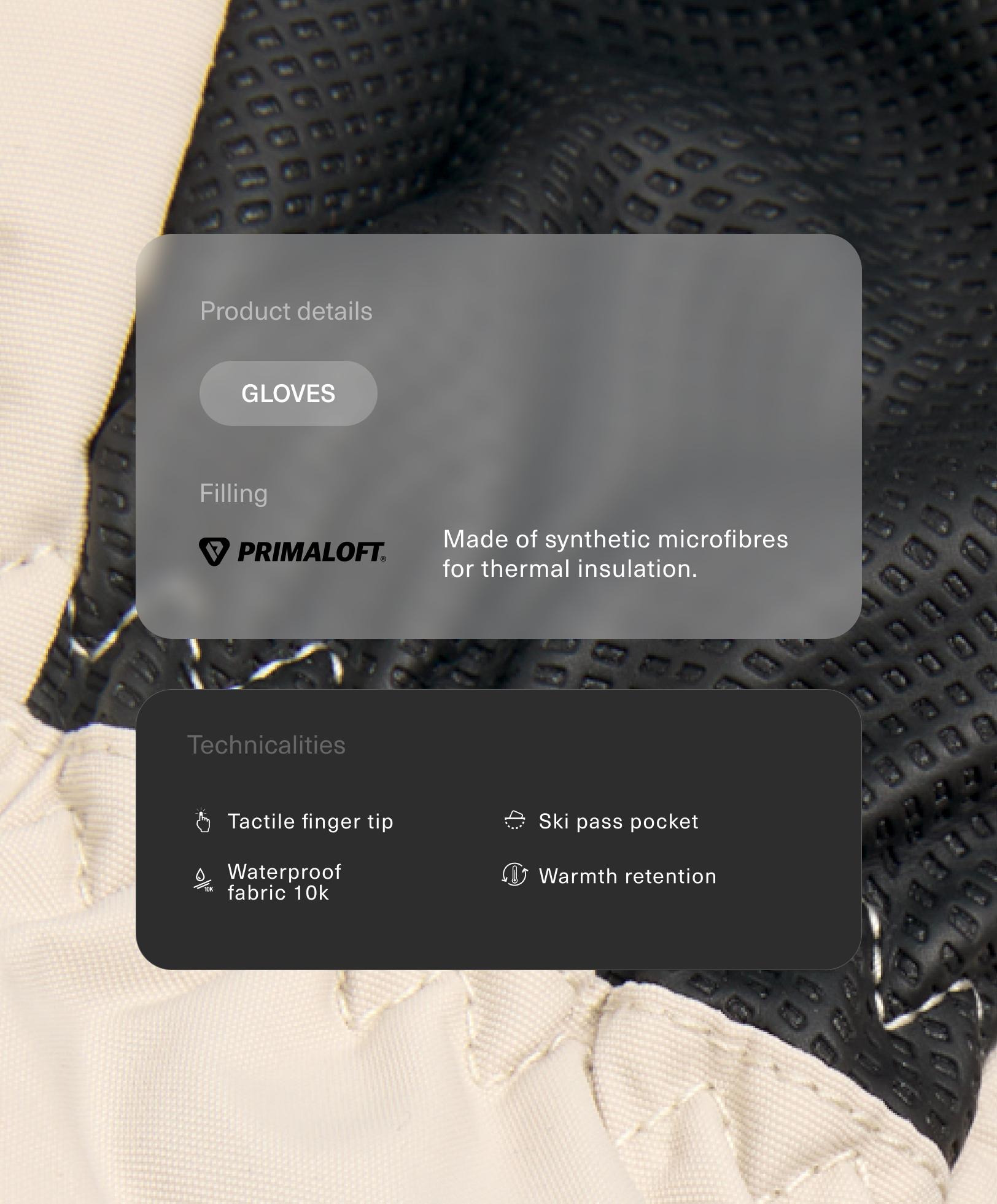 Technical SKI Primaloft® Gloves