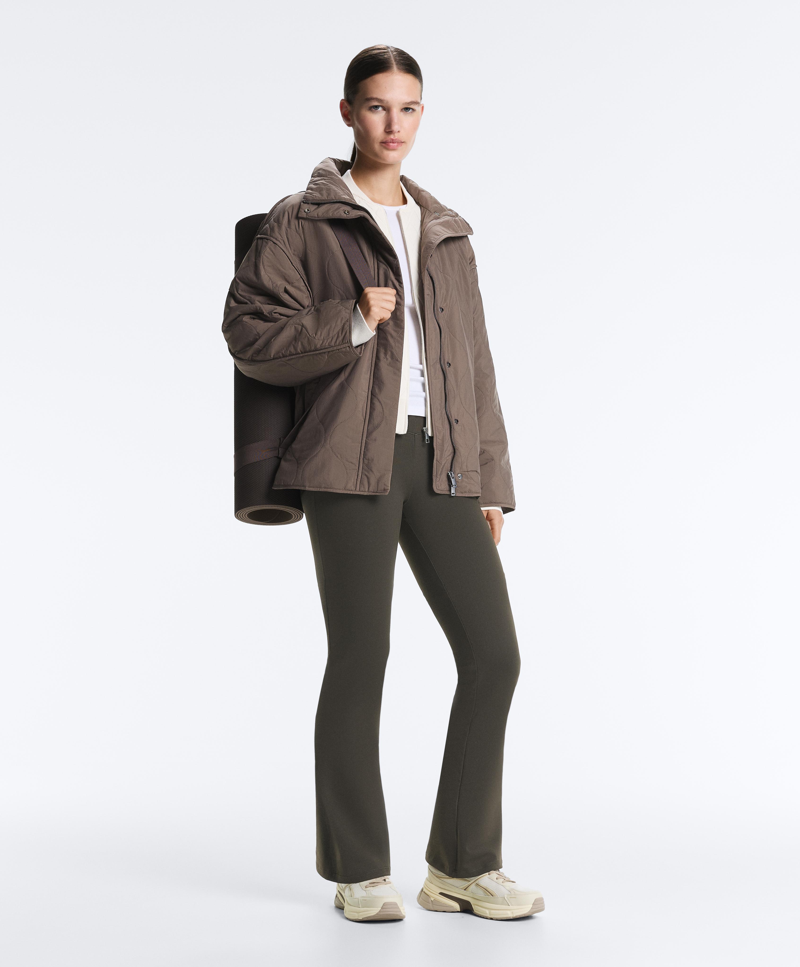 Water-repellent FELLEX® AEROGEL padded jacket — WASHED TAUPE-MAUVE