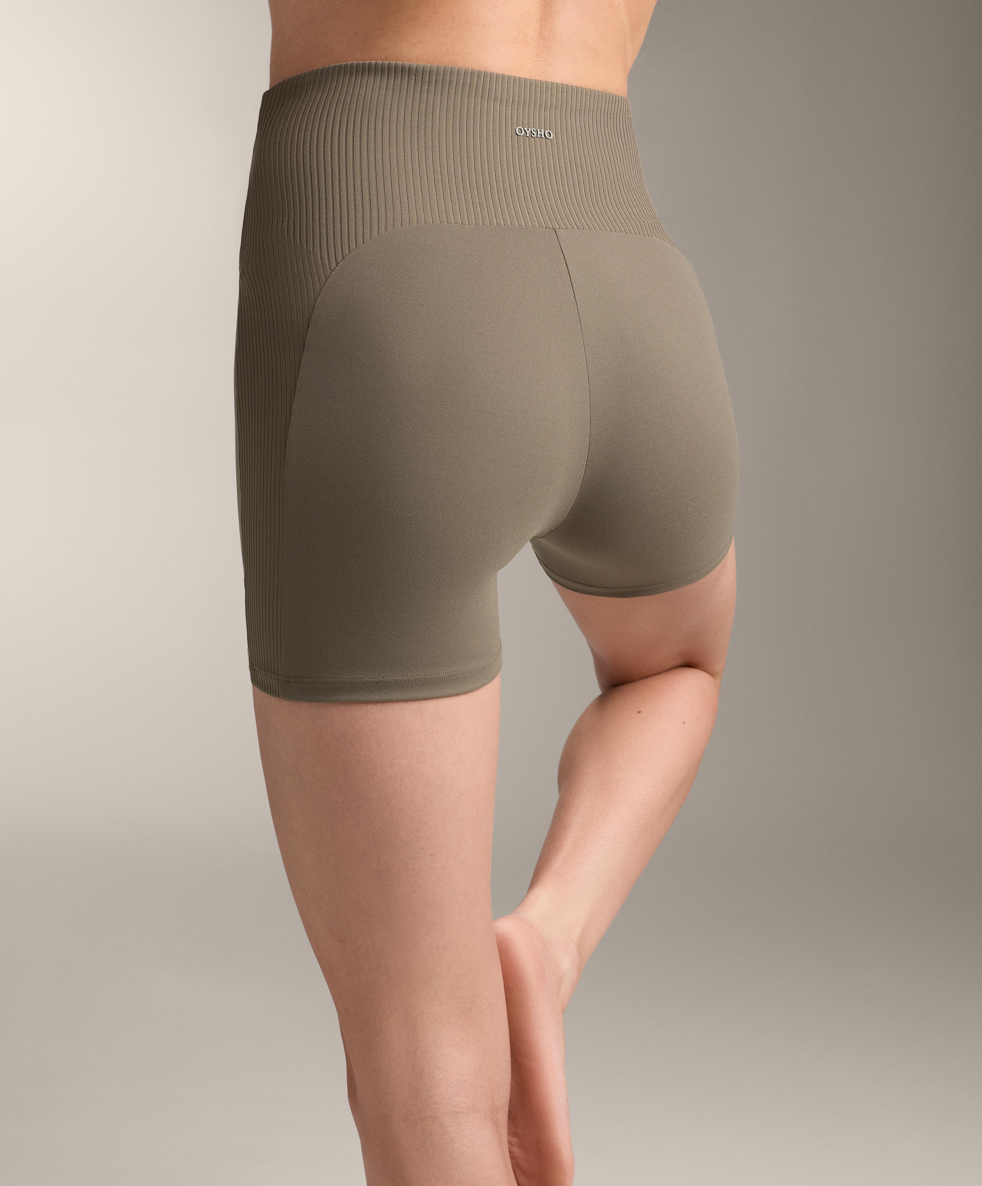 Hot pants high rise Comfortlux rib 10 cm - Rebajas Hot pants high rise Comfortlux rib 10 cm - Rebajas