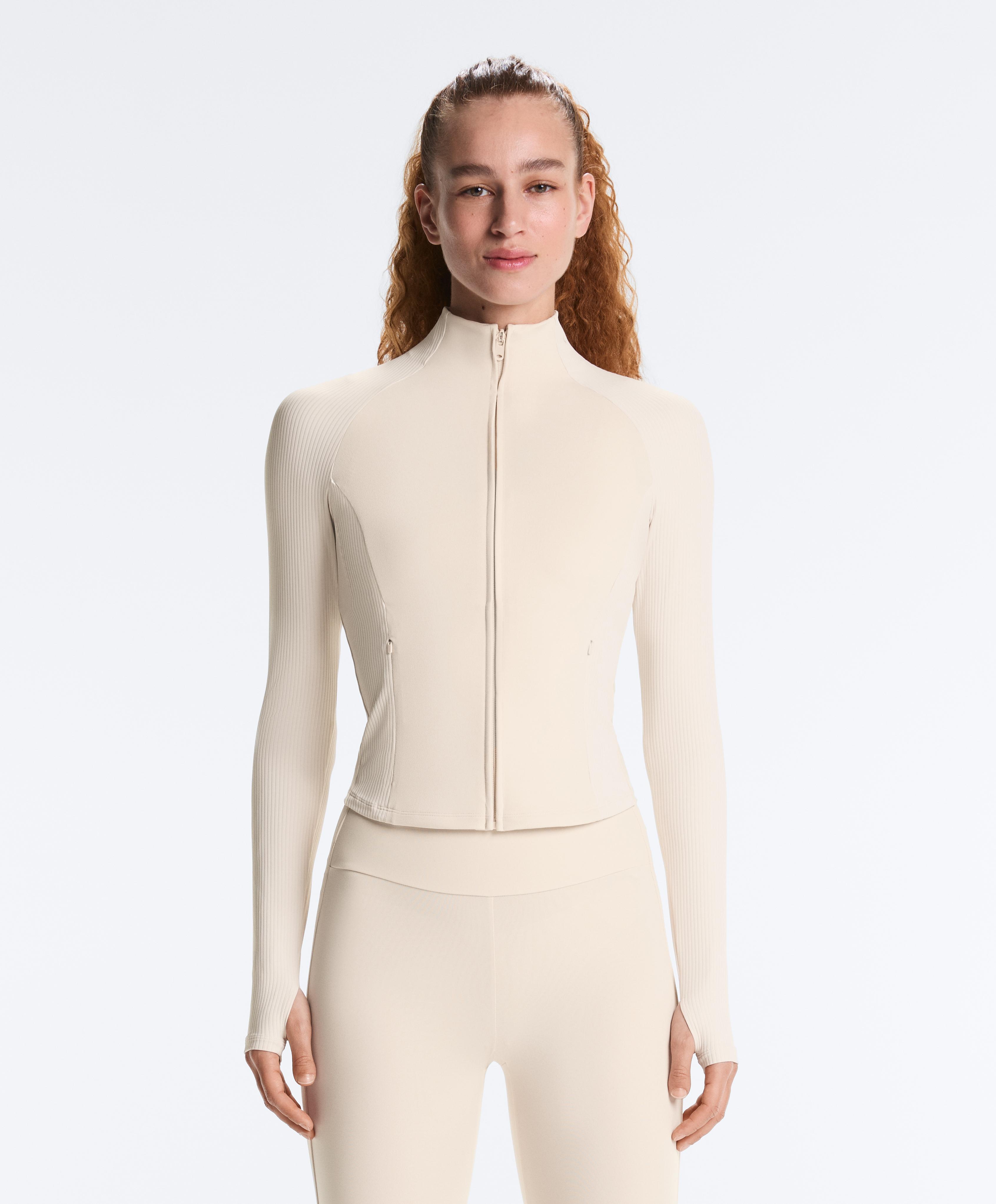 Rib technical jacket