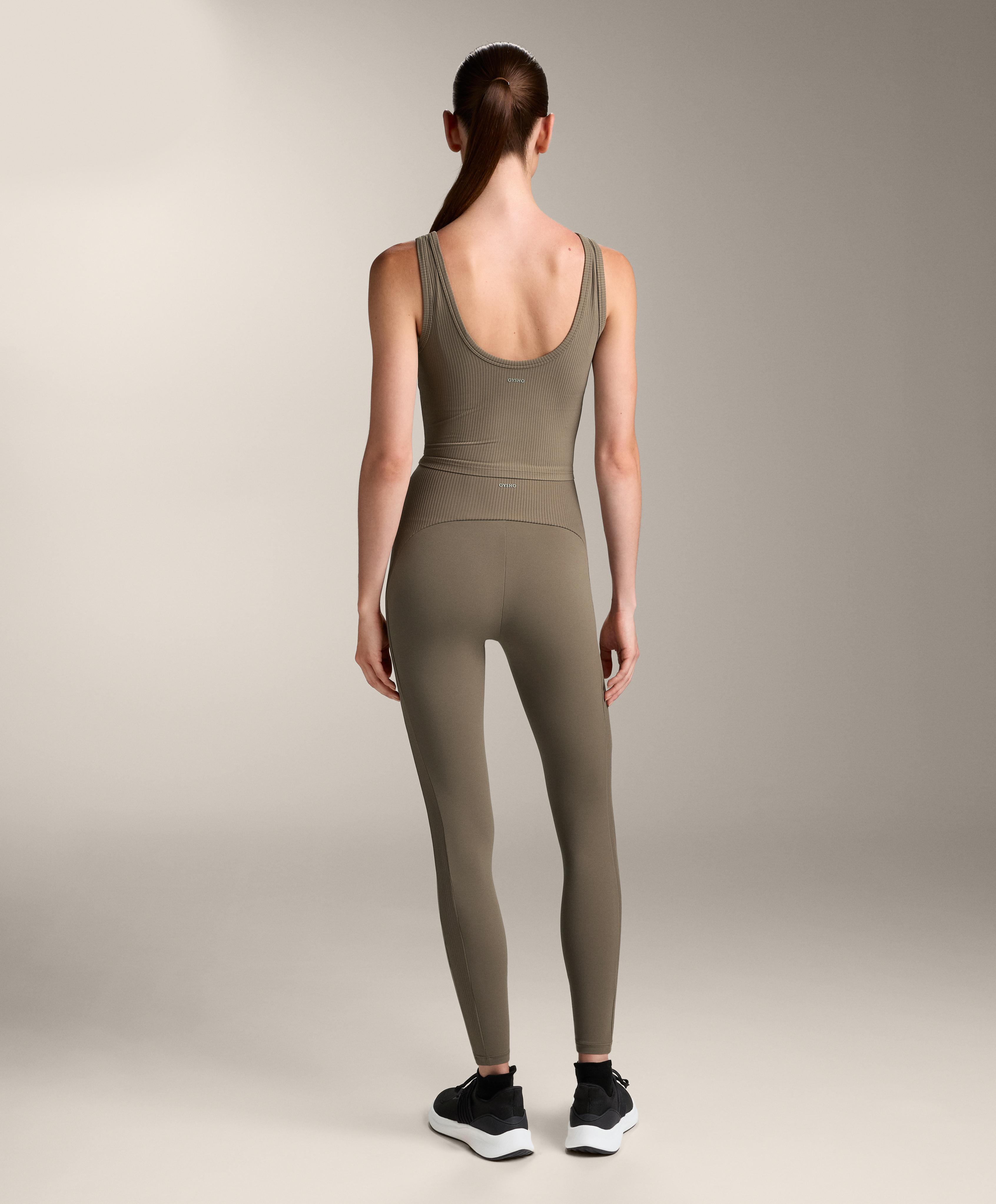 Dark taupe rib comfortlux total look and rib comfortlux tank top - Sale Dark taupe rib comfortlux total look and rib comfortlux tank top - Sale