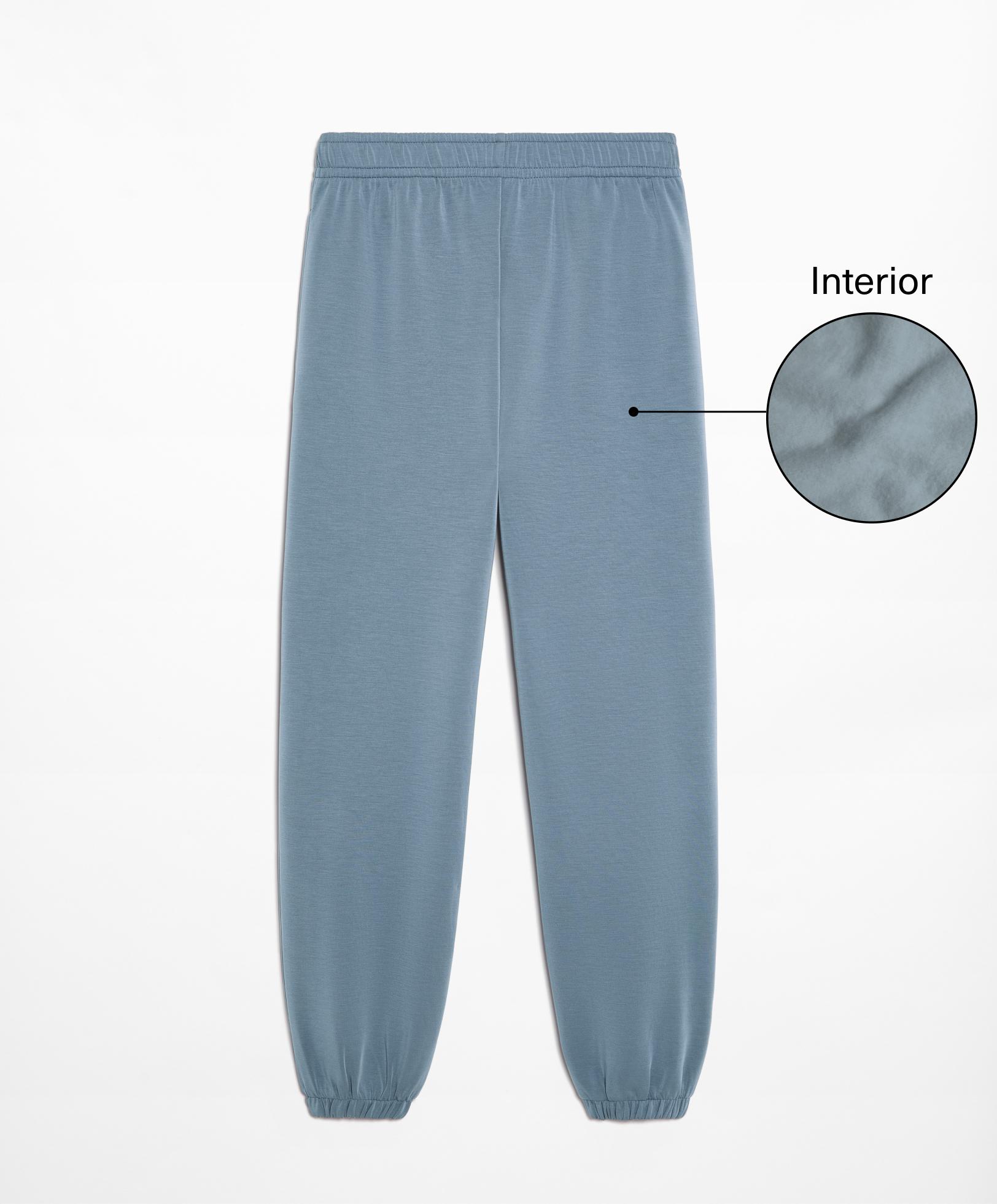 Brushed joggers with modal