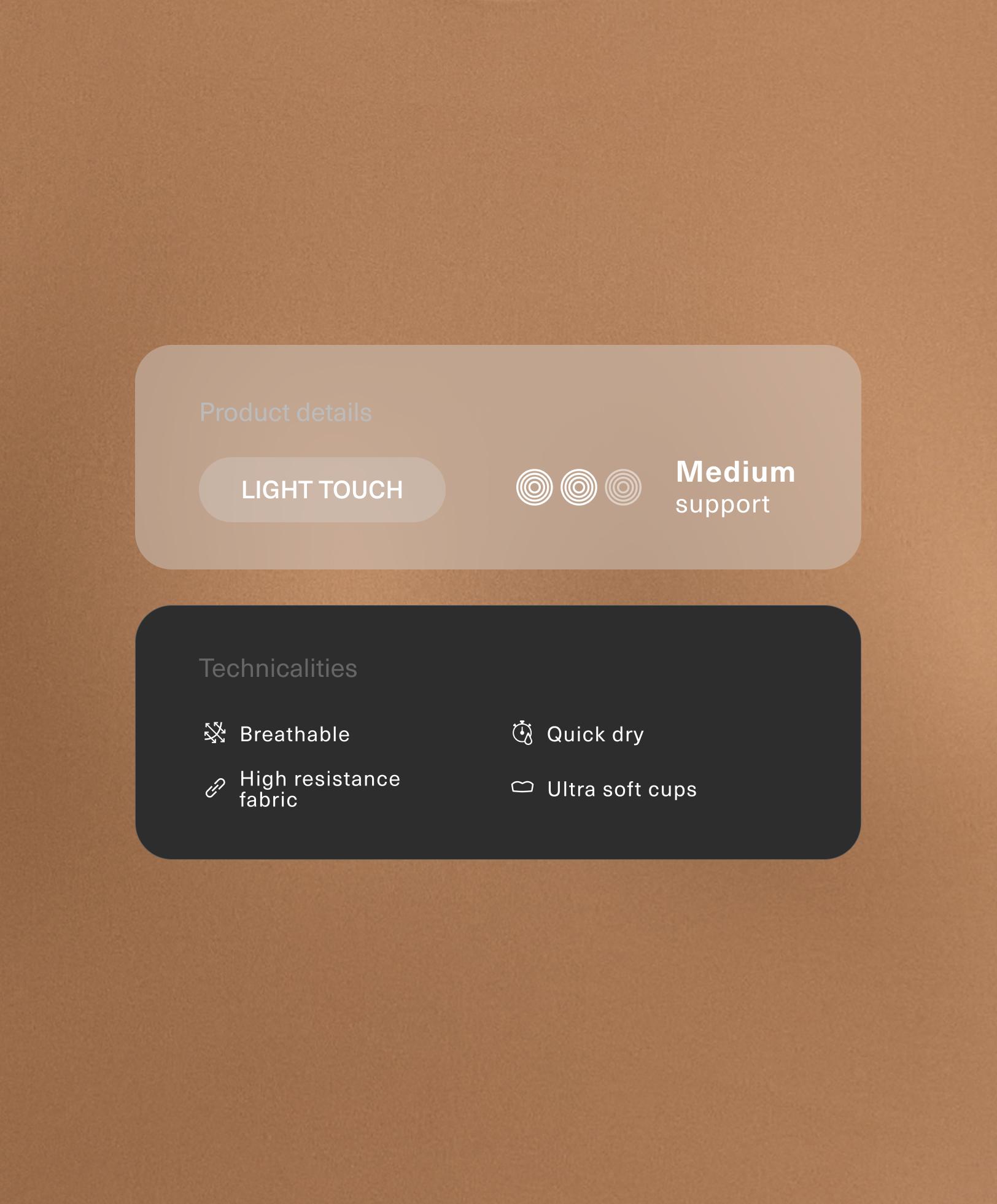 Top Light Touch dos croisé Top Light Touch dos croisé