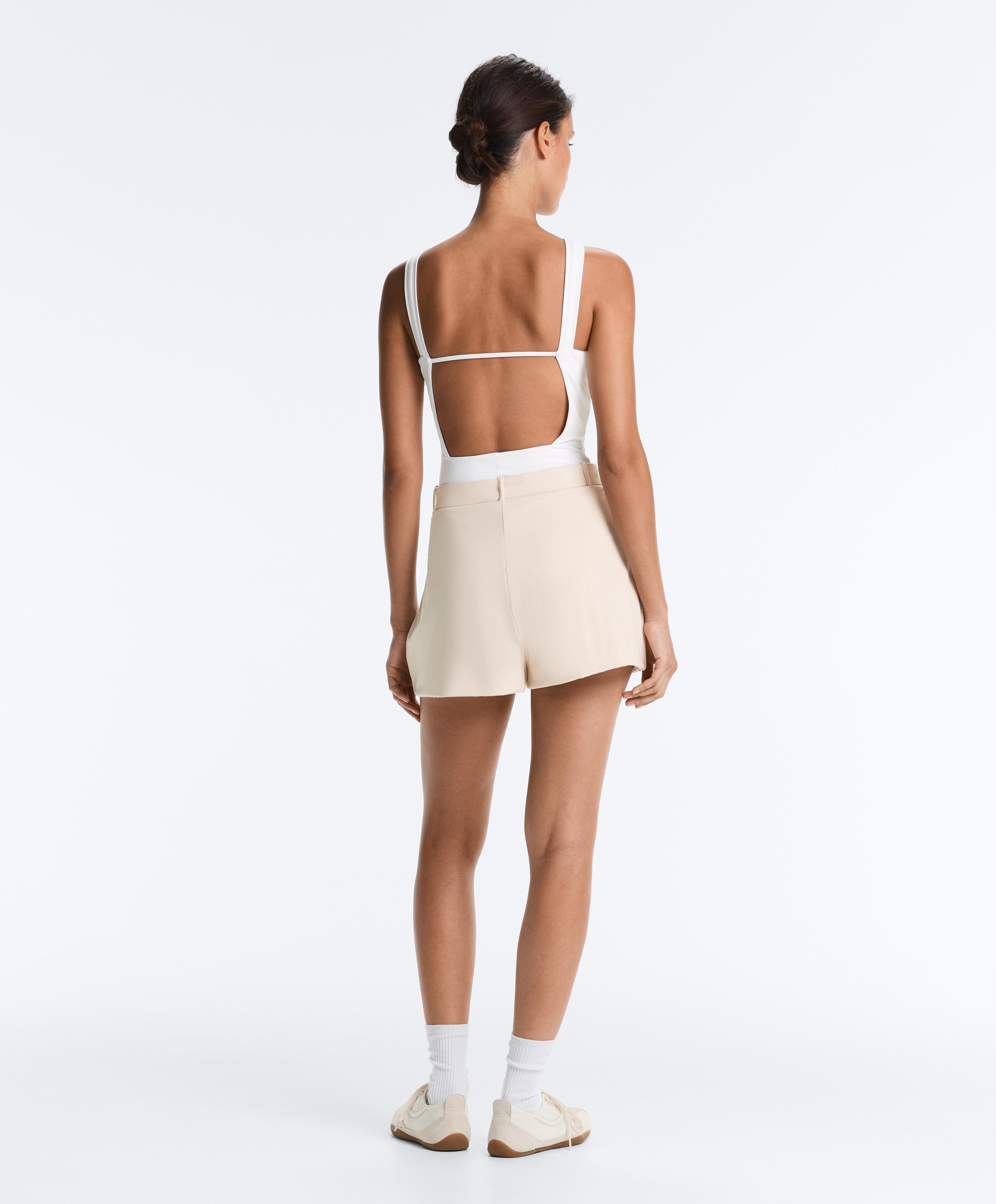 Light Touch bloomer shorts — PALE MINK