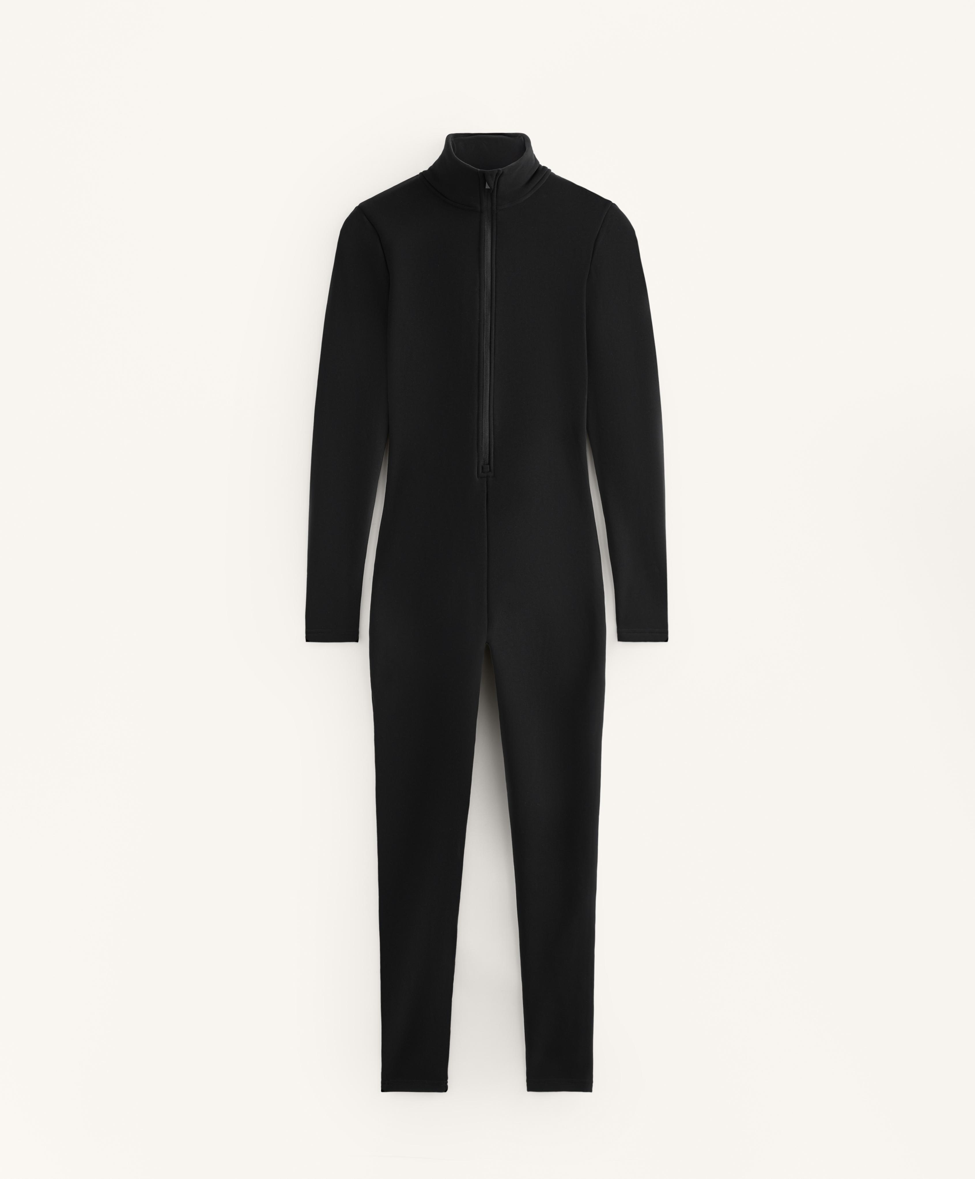 Super extra Warm long jumpsuit — BLACK