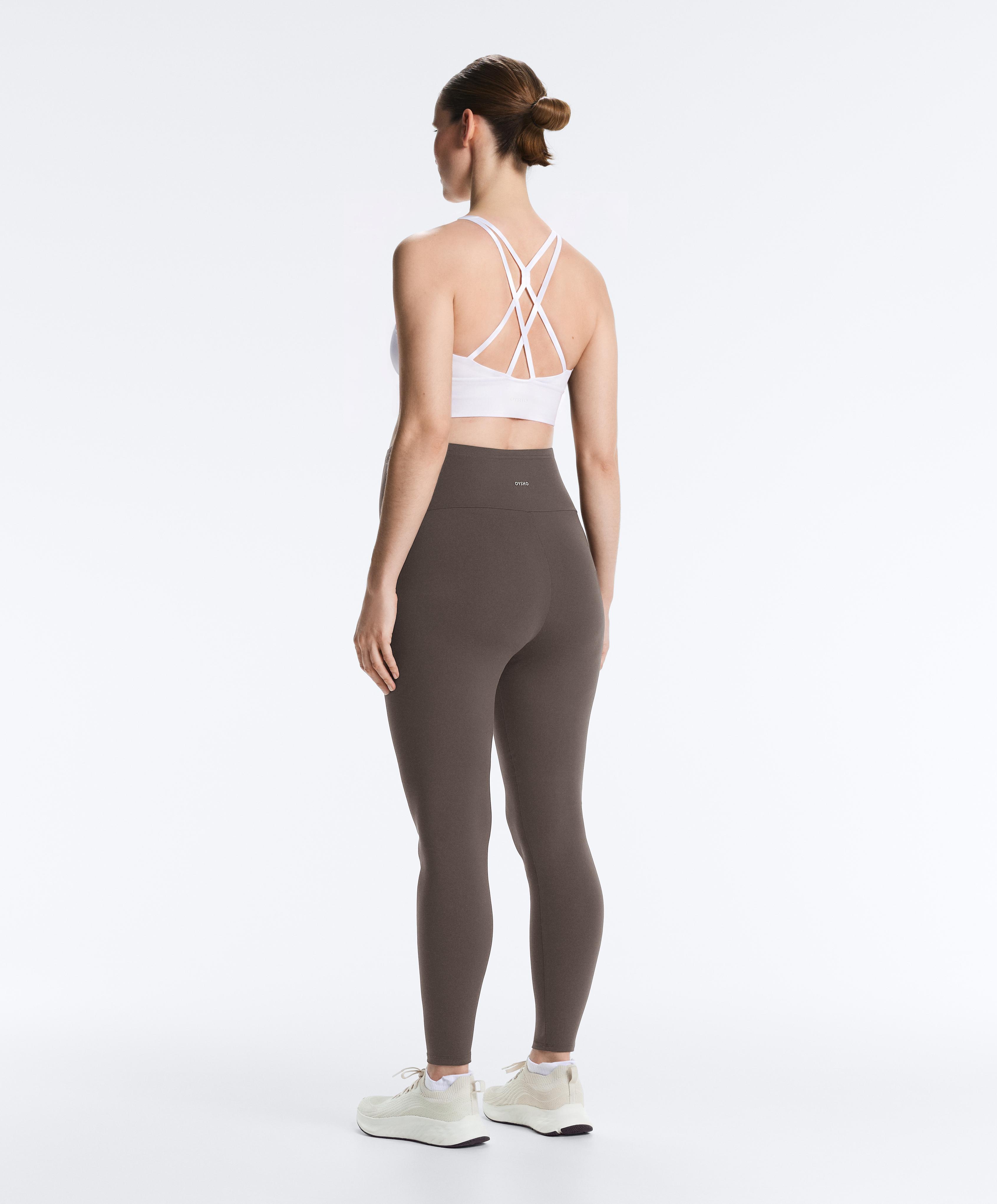 Comfortlux maternity leggings — BROWN-KHAKI