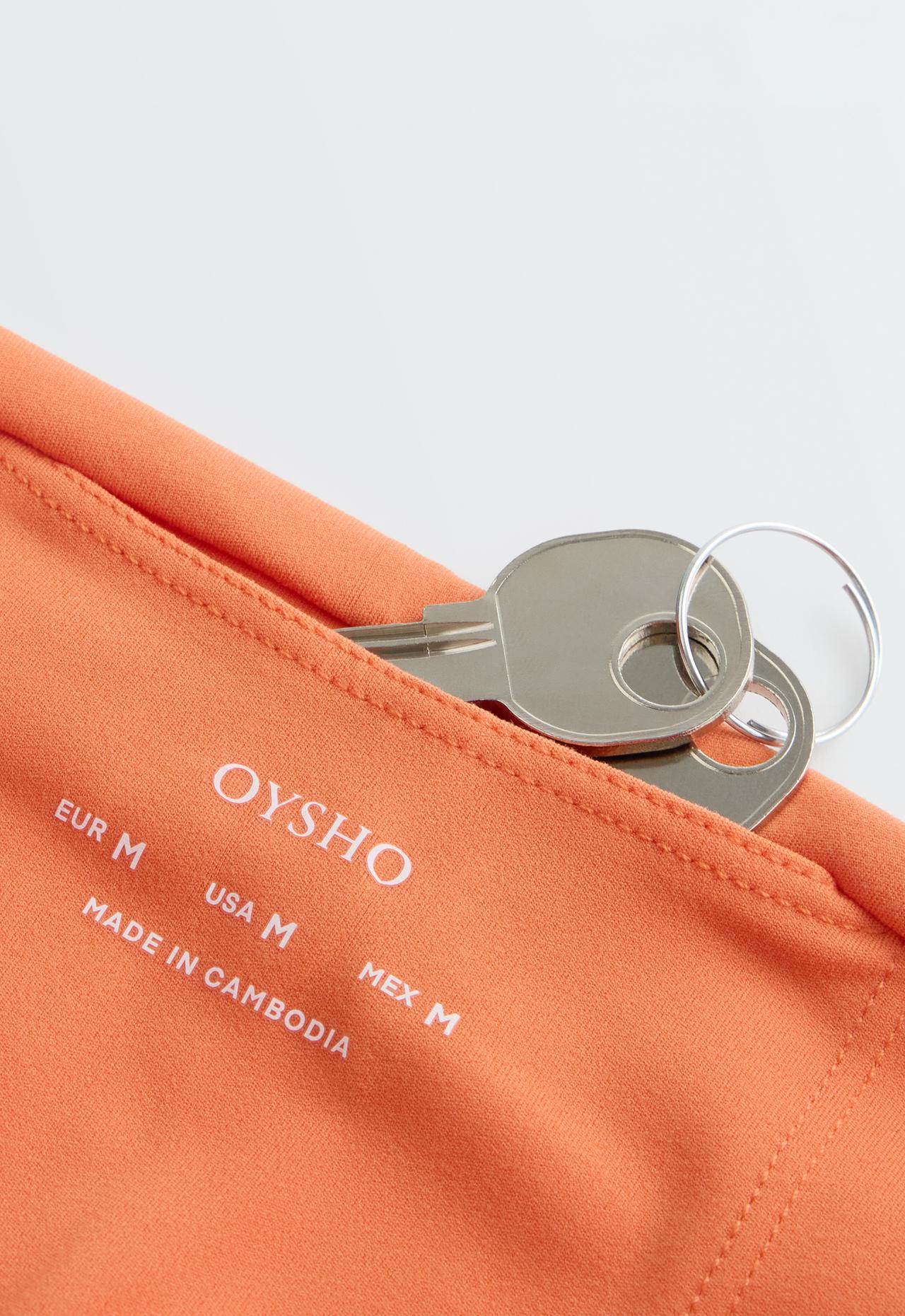 Hot pants high rise Comfortlux 10 cm — WASHED ORANGE