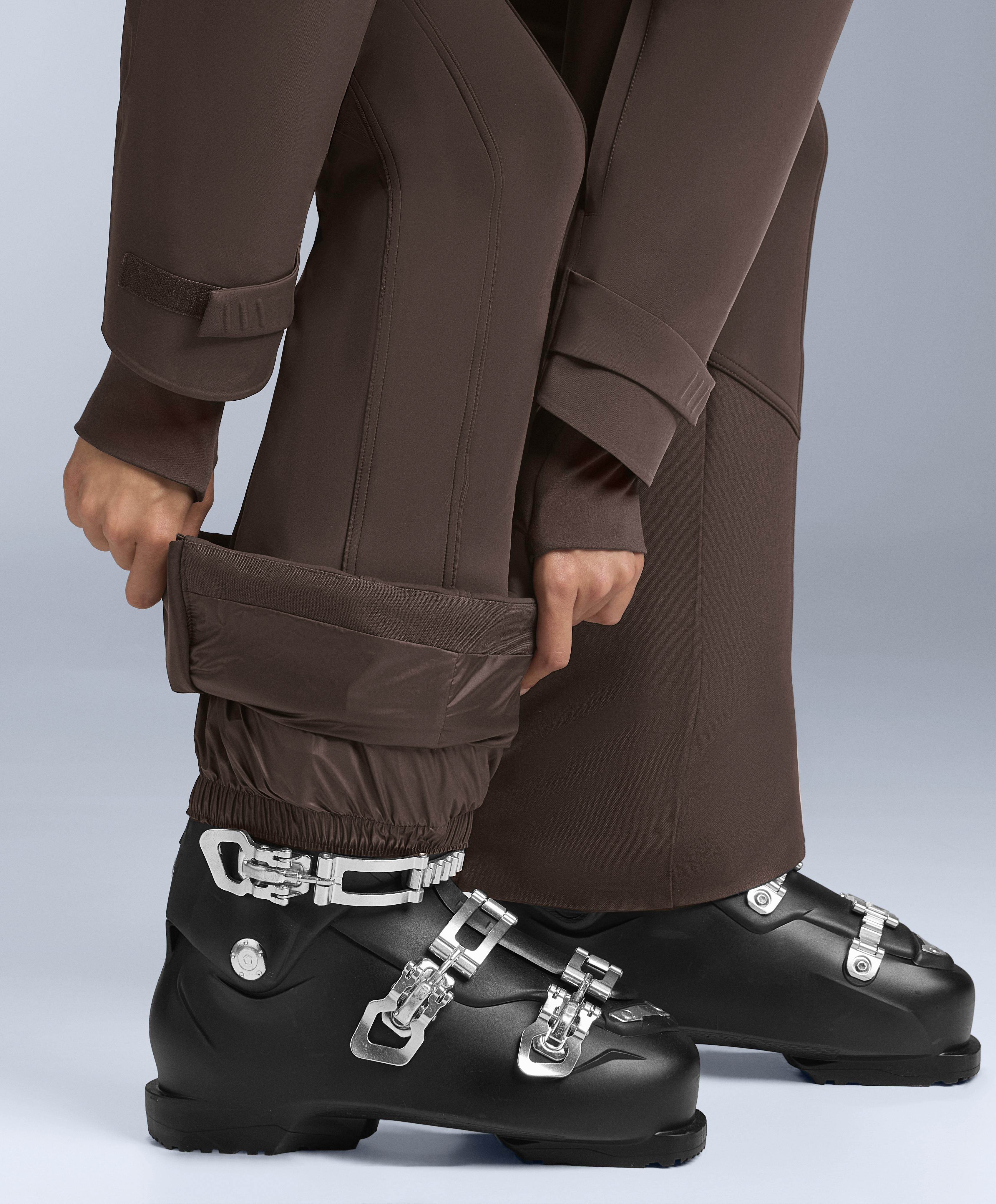 Primaloft® SKI water-resistant performance jumpsuit — DARK BROWN