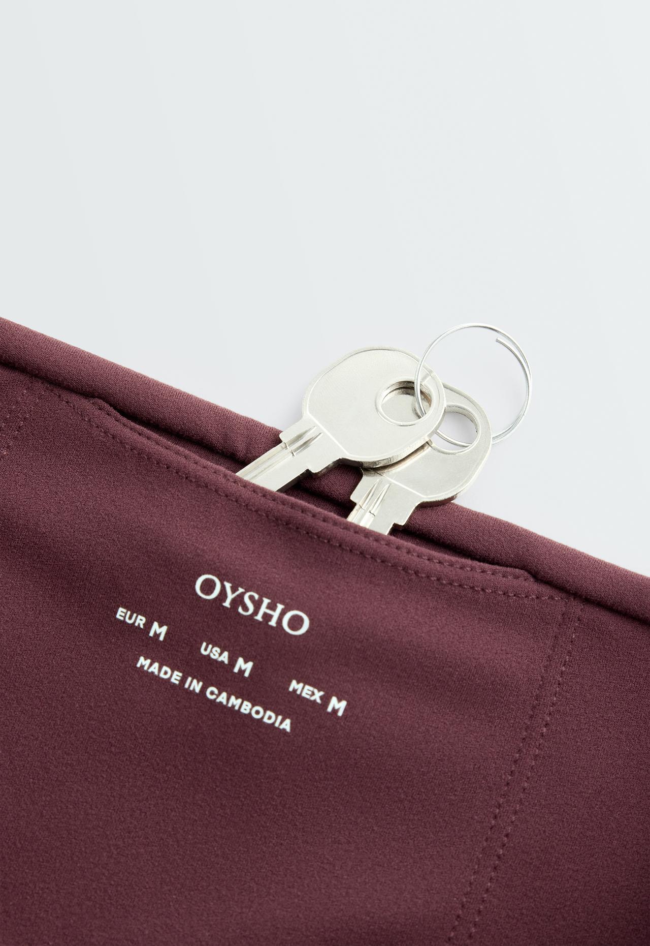 Ankle-length High rise Comfortlux leggings — PLUM
