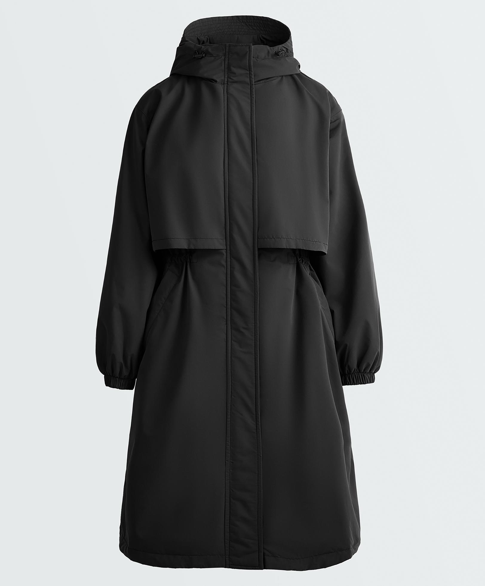 FELLEX® AEROGEL 10K waterproof long padded jacket — BLACK