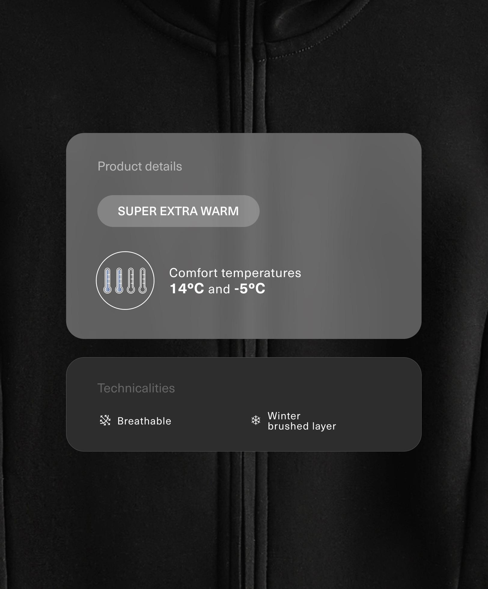 Super extra warm technical jacket - Sale