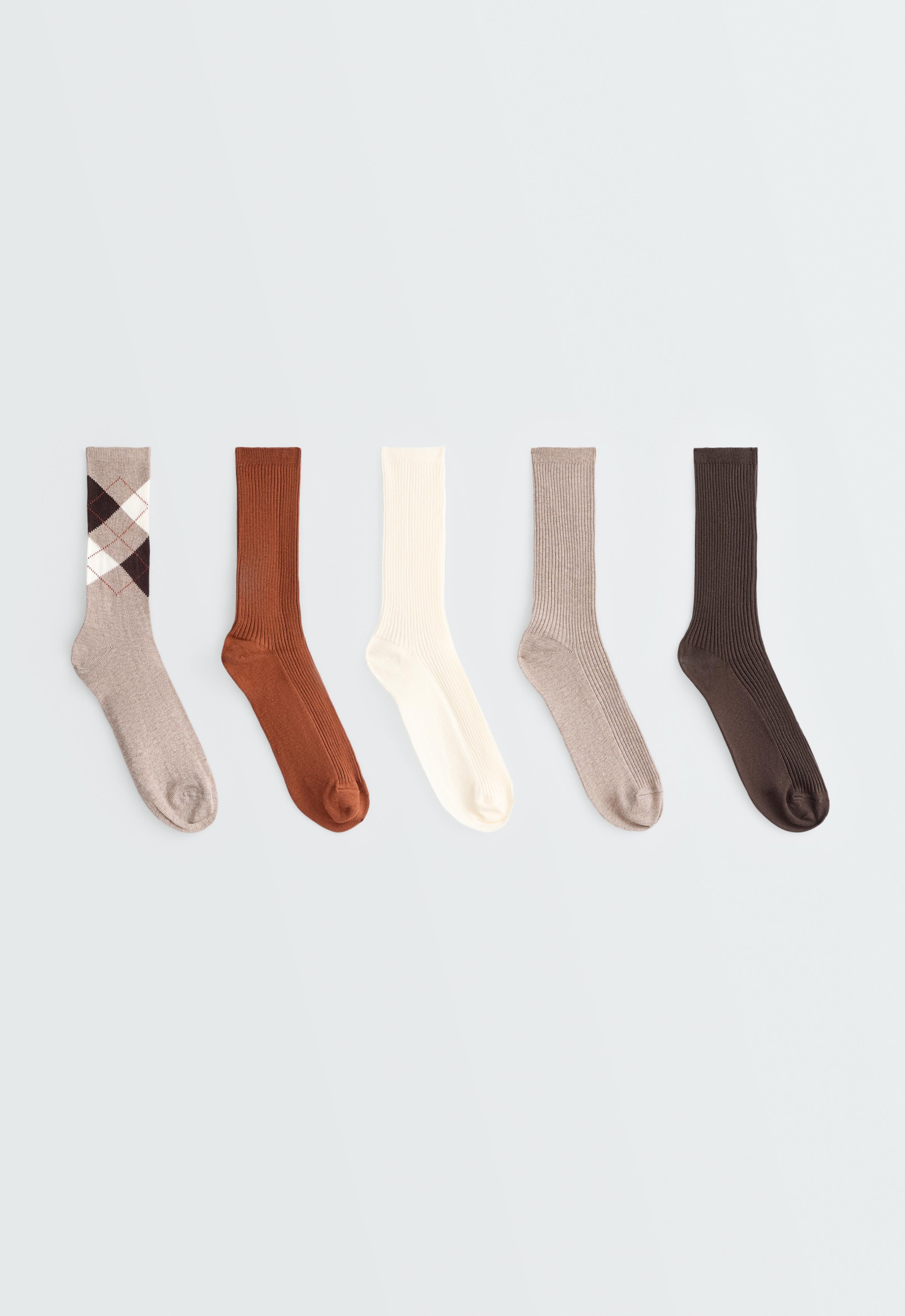 5 pairs of socks Classic with cotton