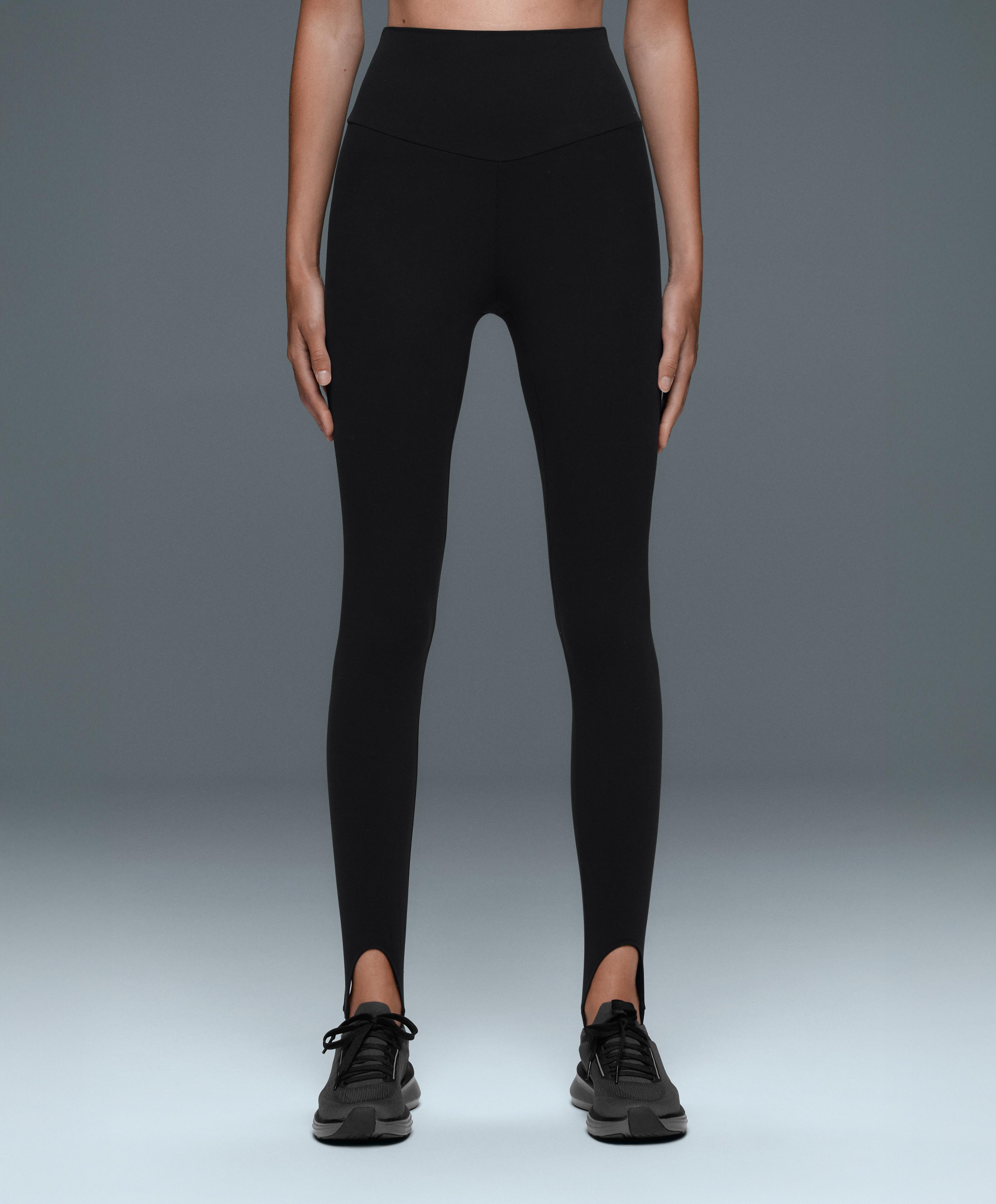 Comfortlux super-high-rise fuseau ankle-length leggings — BLACK