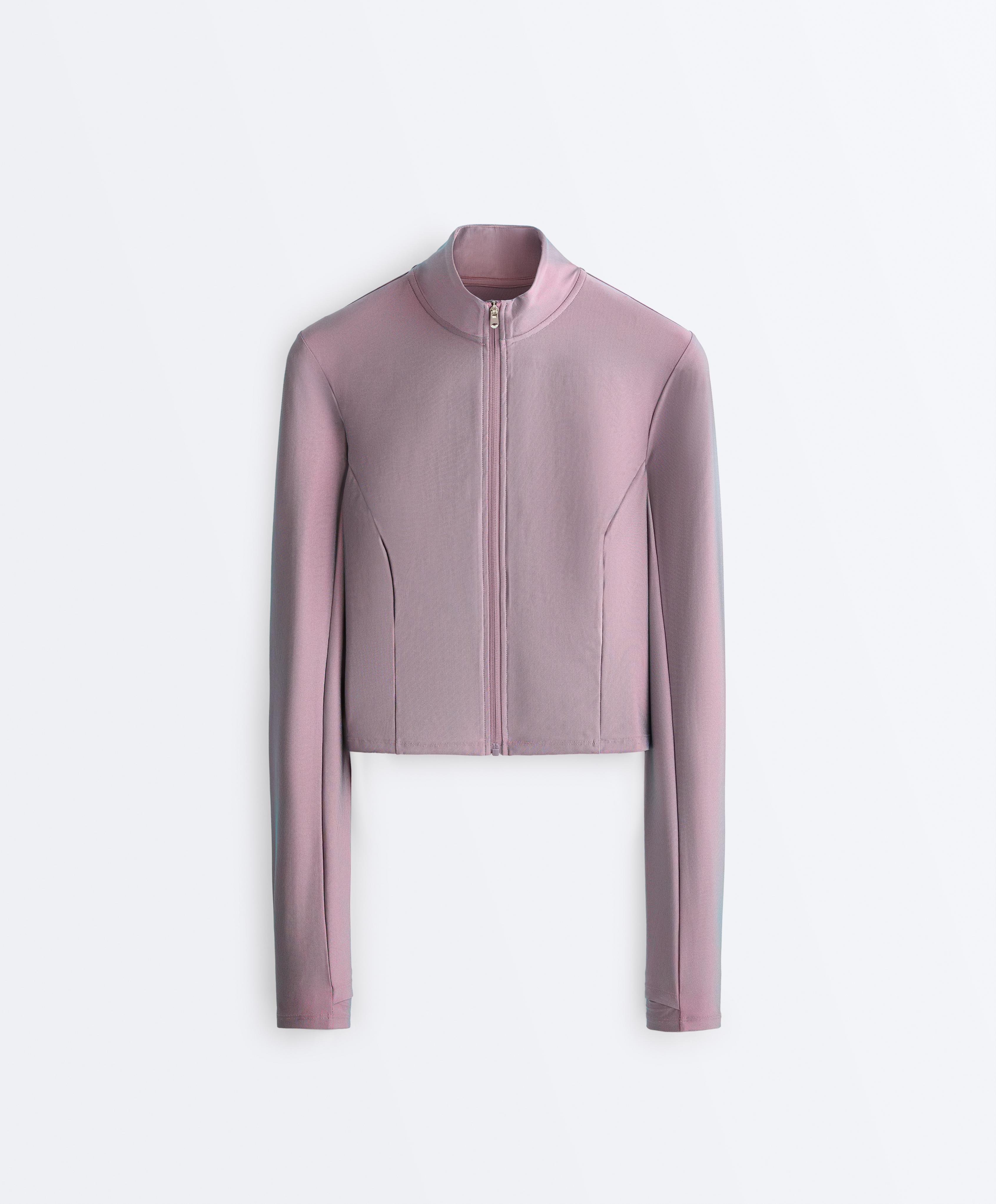 Iridescent technical jacket — WASHED PURPLE