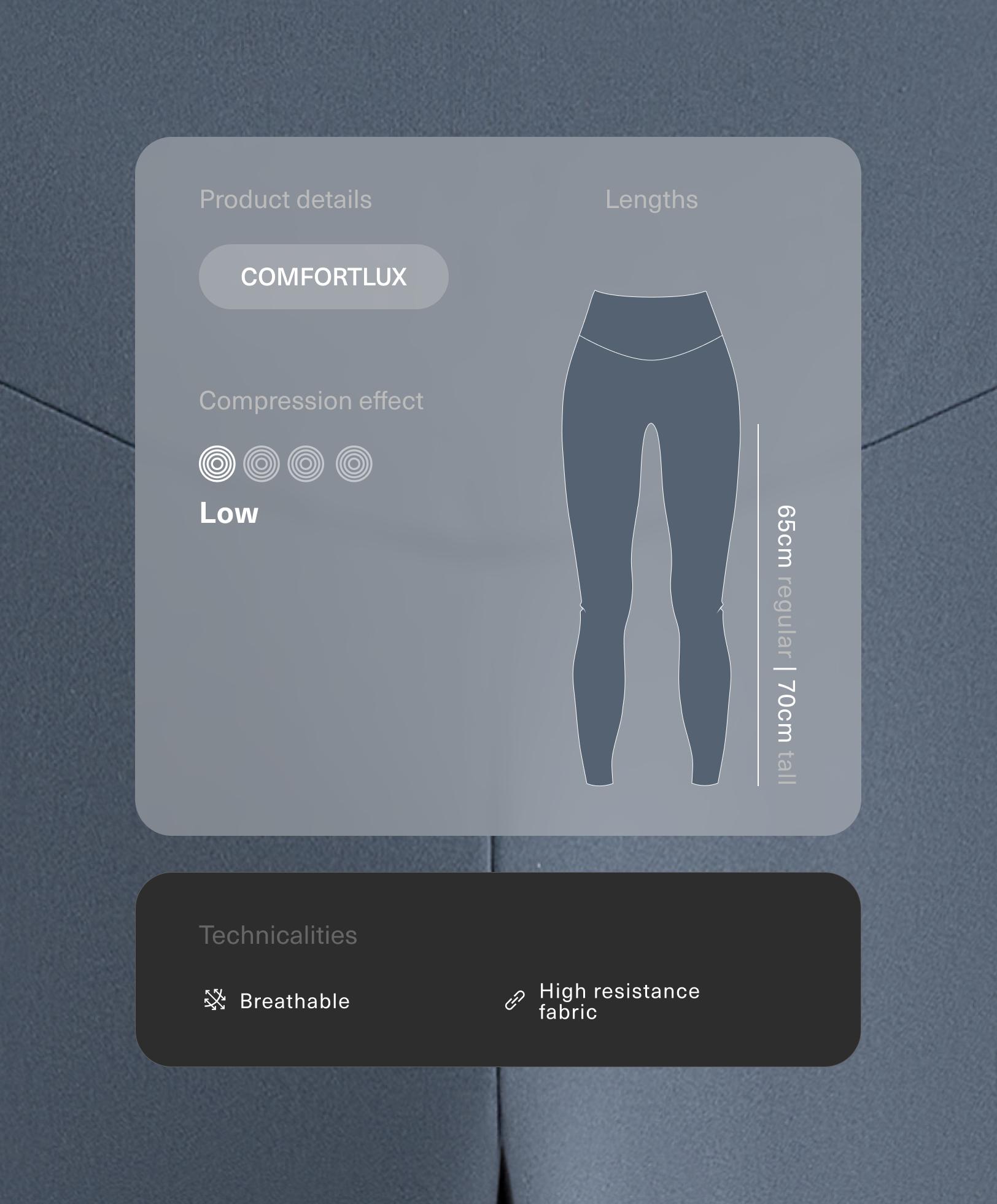 لغينغ للكاحل بخصر عالٍ Comfortlux لغينغ للكاحل بخصر عالٍ Comfortlux