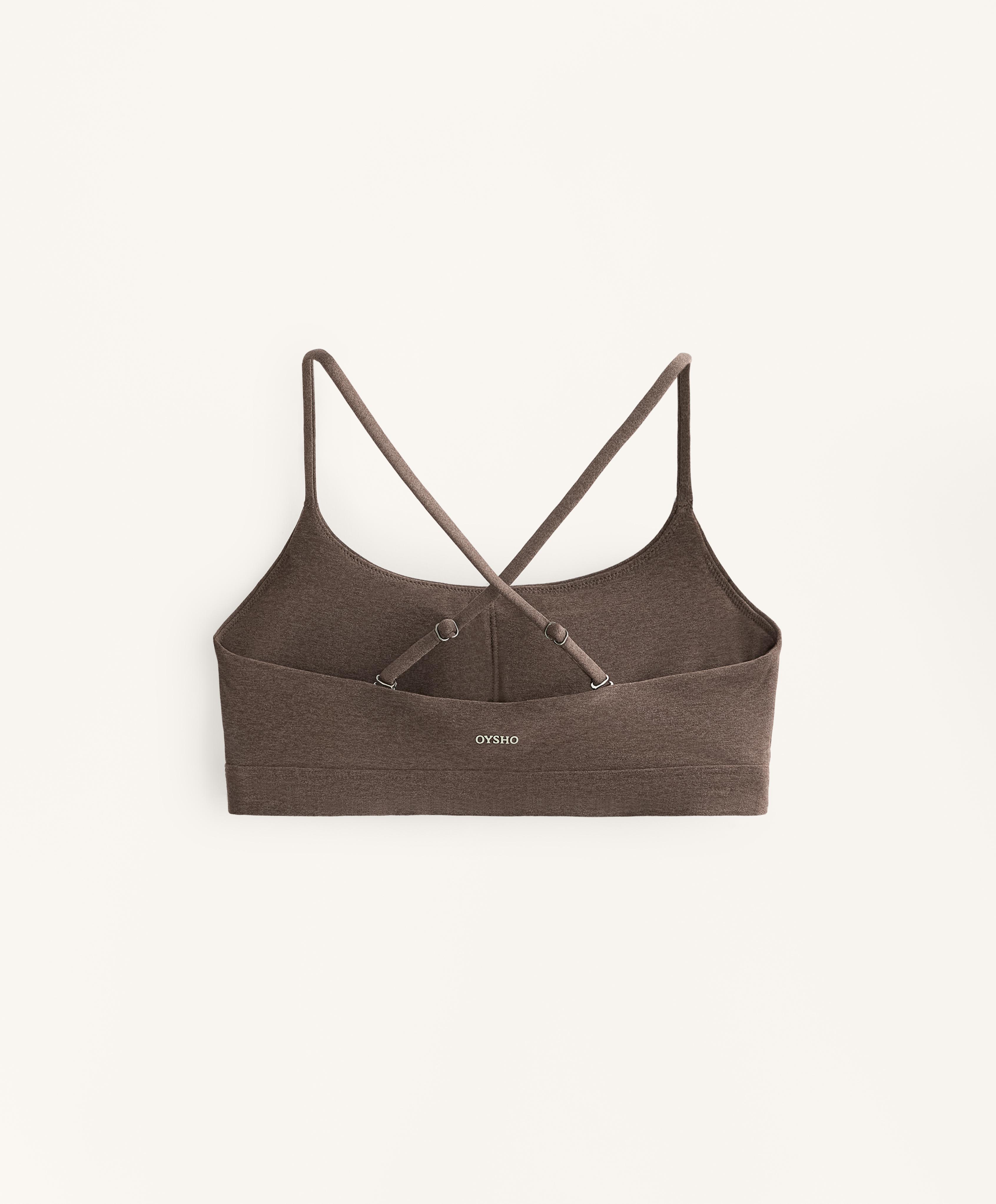 Light-support Comfortlux crossover-strap sports bra